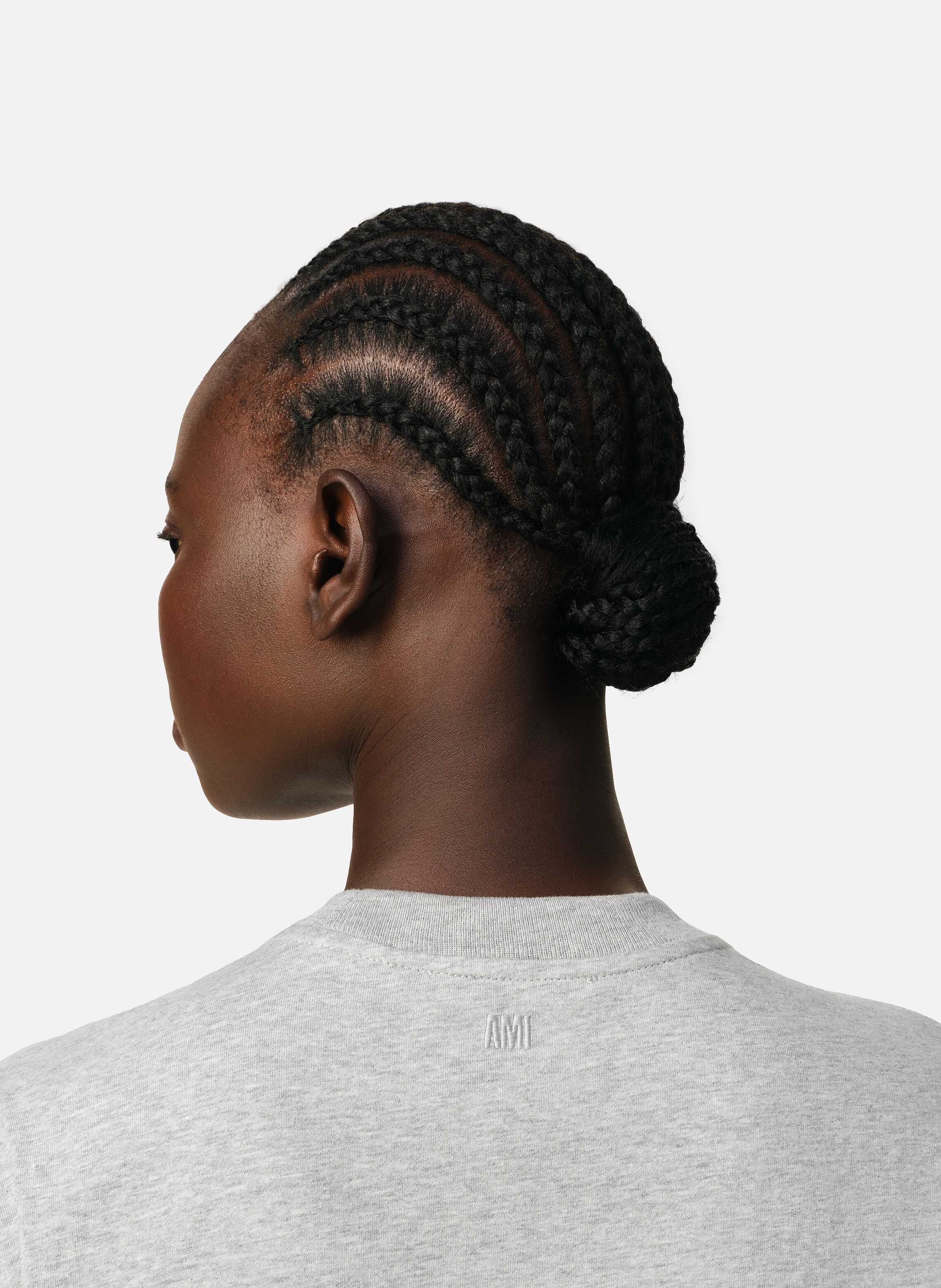 T-shirt Ami de Coeur Rouge unisexe AMI PARIS Gris