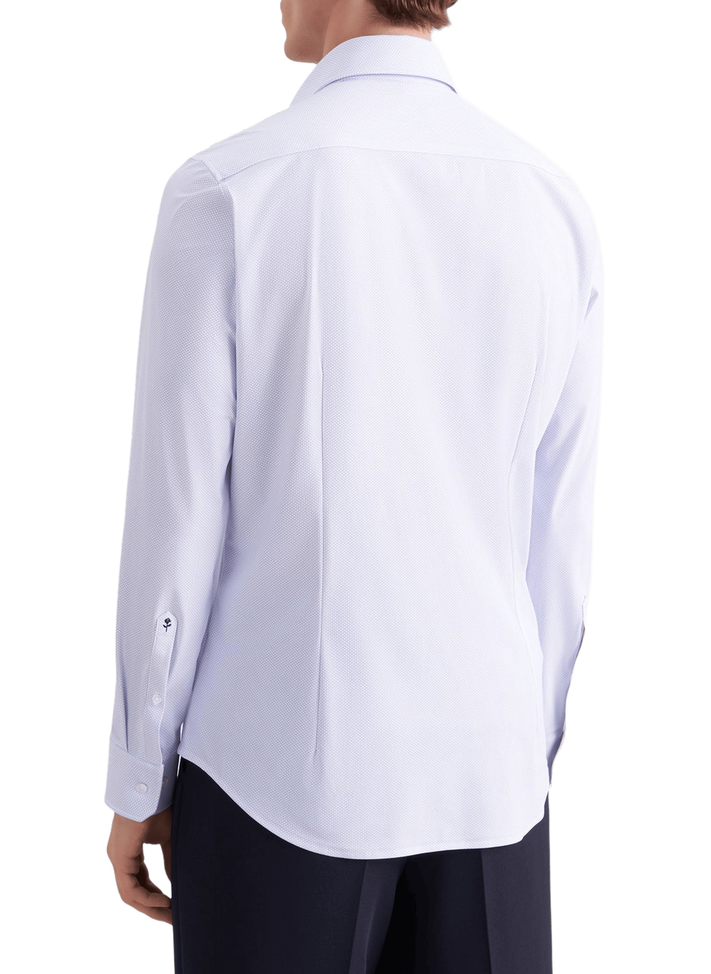 Chemise à manches longues imprimée en coton SEIDENSTICKER Bleu