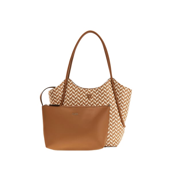 Sac à main shopping Tessi tressé