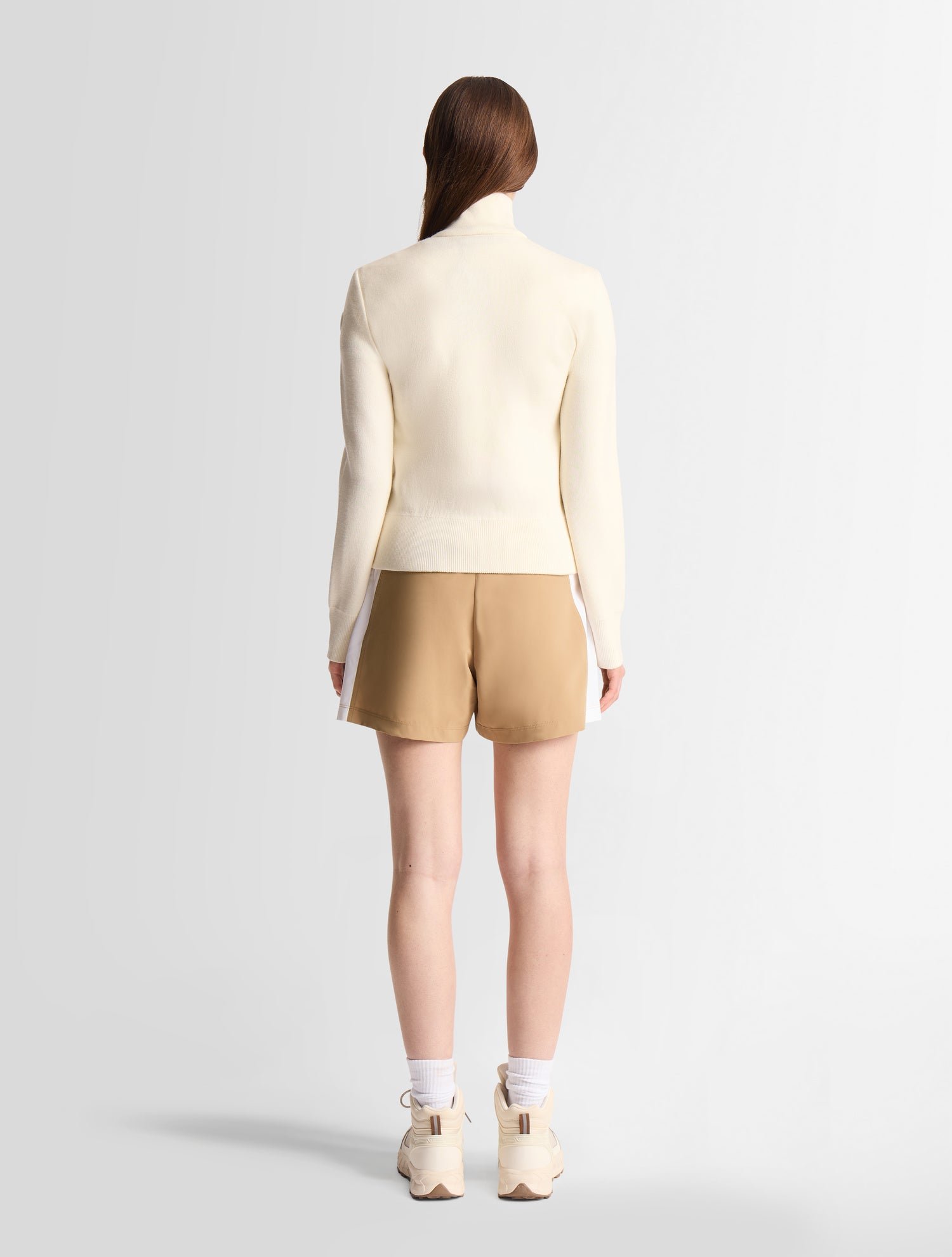 Doudoune acarim col montant coupe ajustée FUSALP Blanc