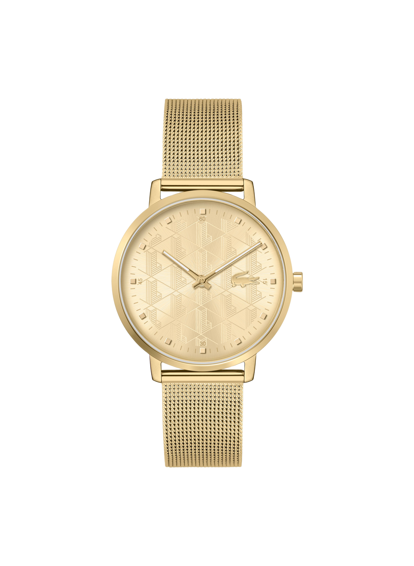Quartz Crocorigin watch in stainless steel LACOSTE Golden