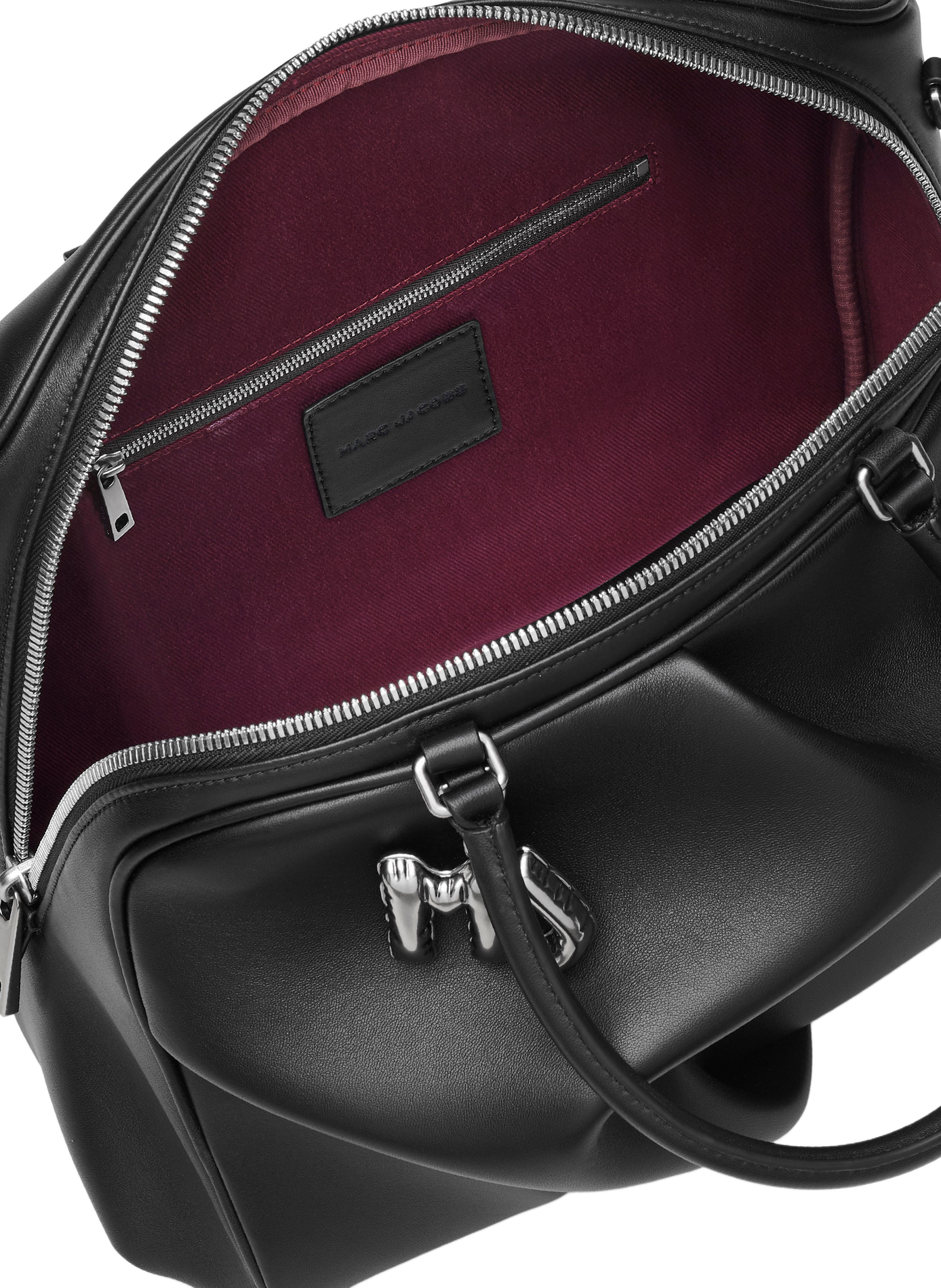 The Wave lamb leather handbag MARC JACOBS Black