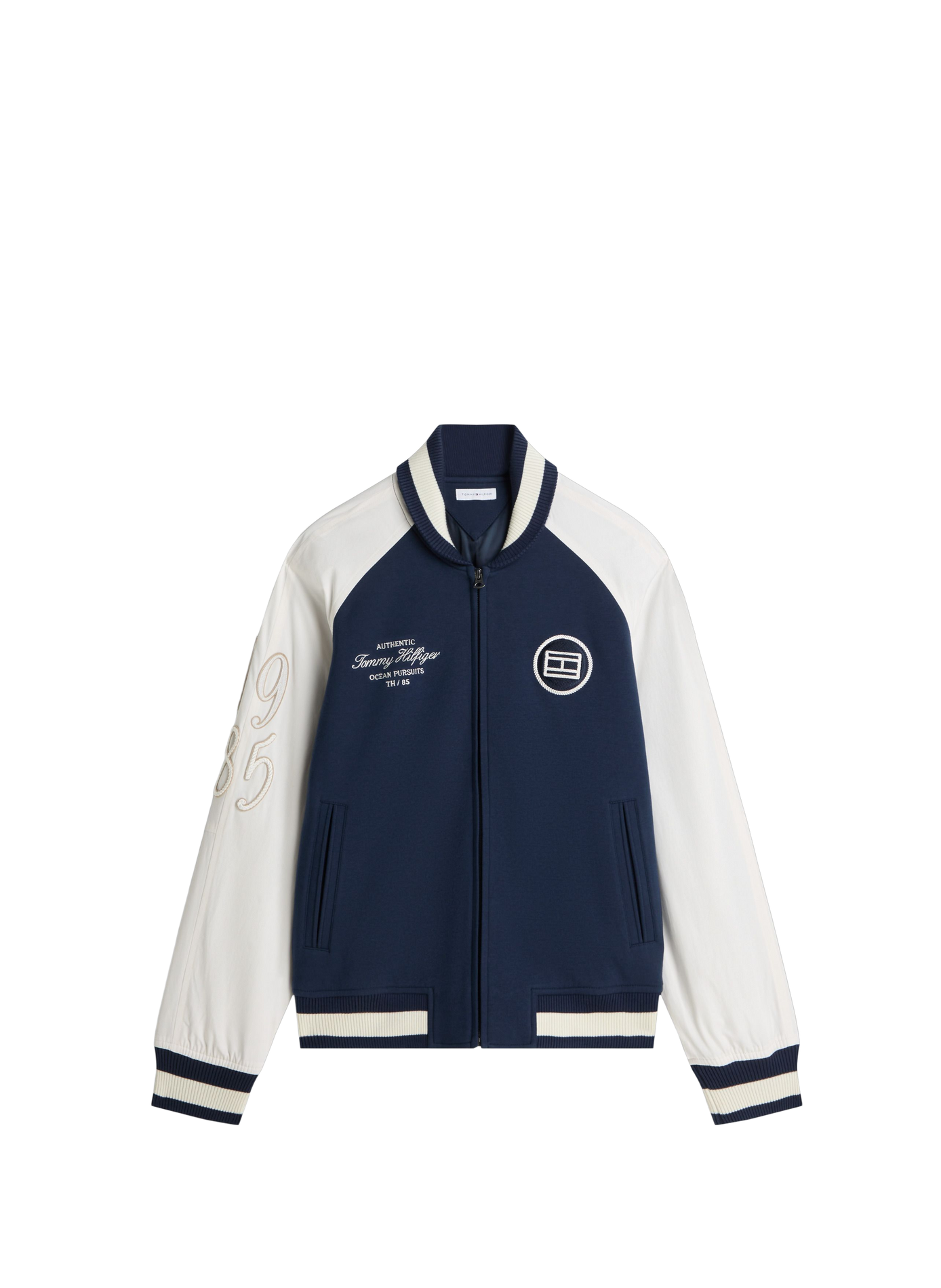Collegejacke aus Baumwollmischung TOMMY HILFIGER Blau