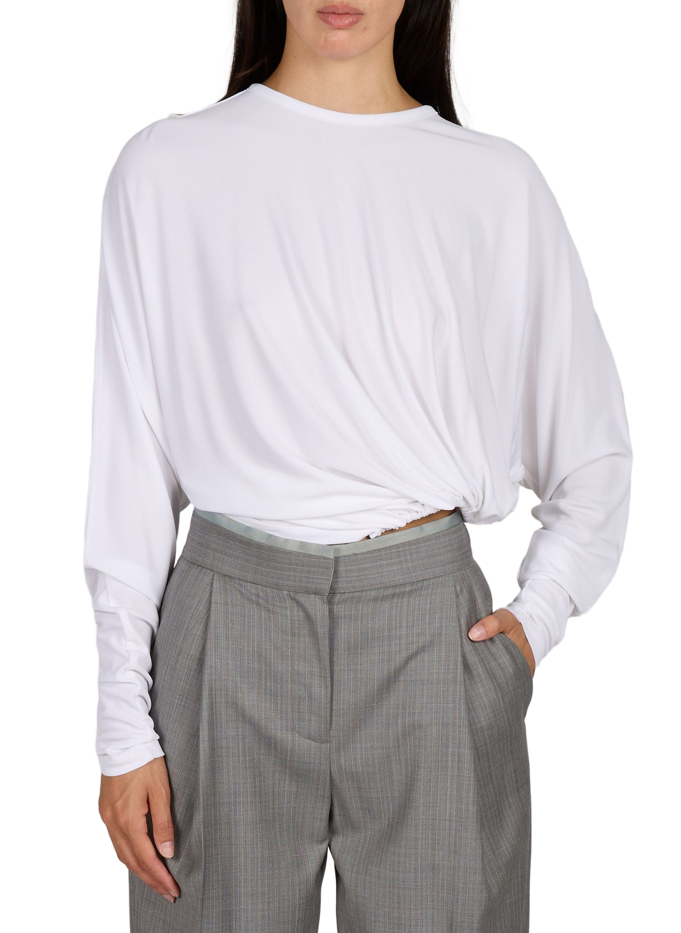 Top col rond CHRISTOPHER ESBER Blanc