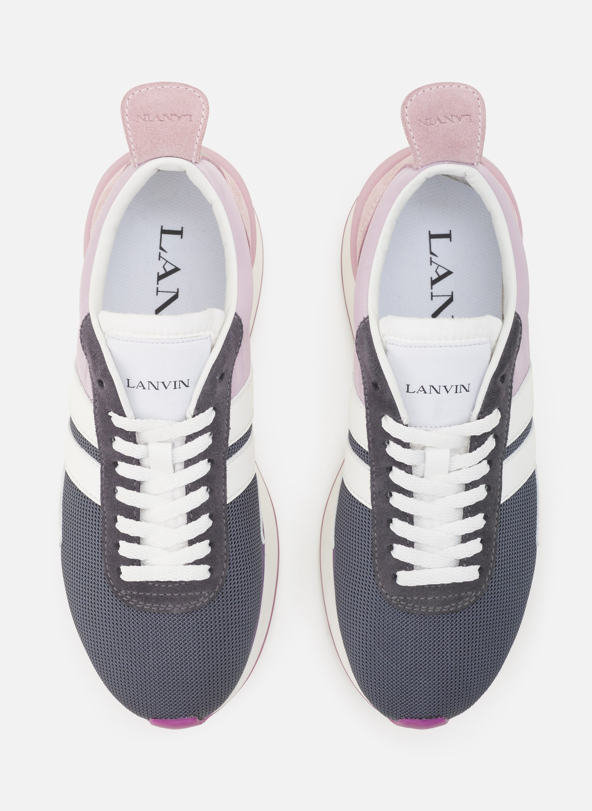 Sneakers bumpr en nylon et mesh LANVIN Blanc