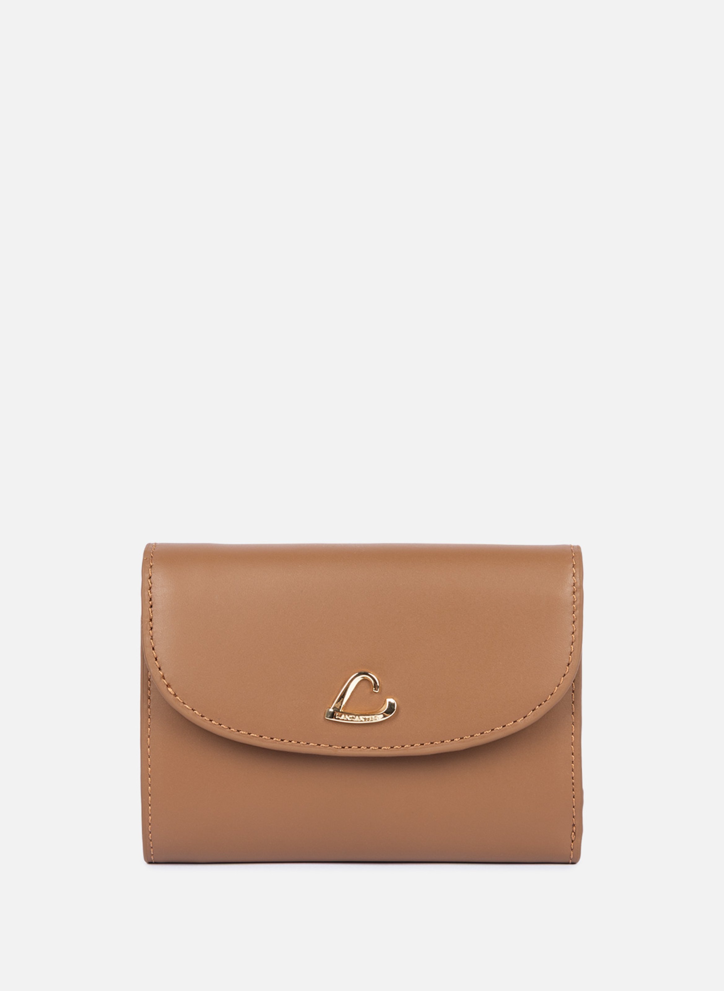 Portefeuille dos à dos - paris philos LANCASTER Marron