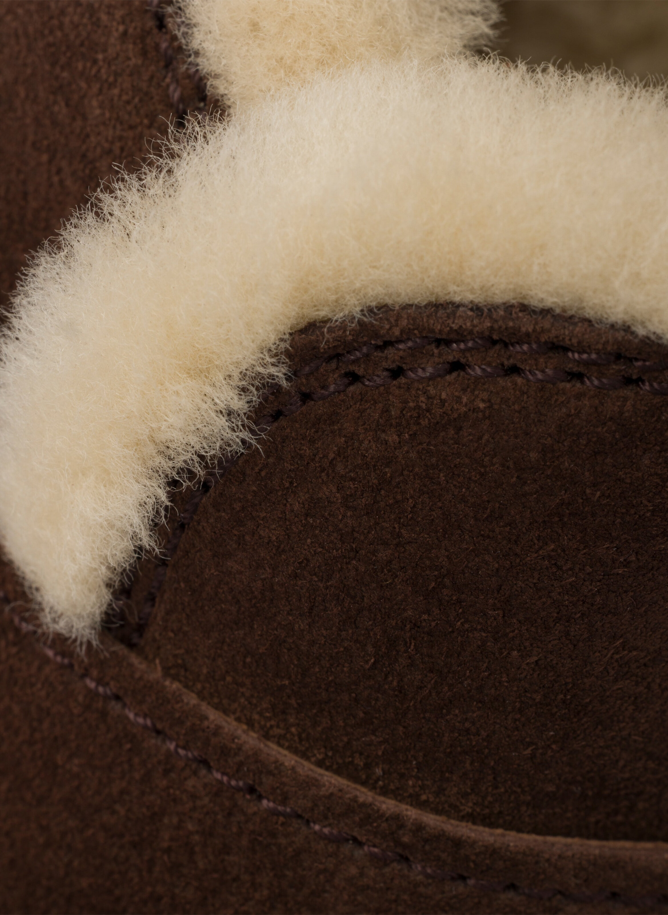 Mocassins en veau velours PRADA Marron