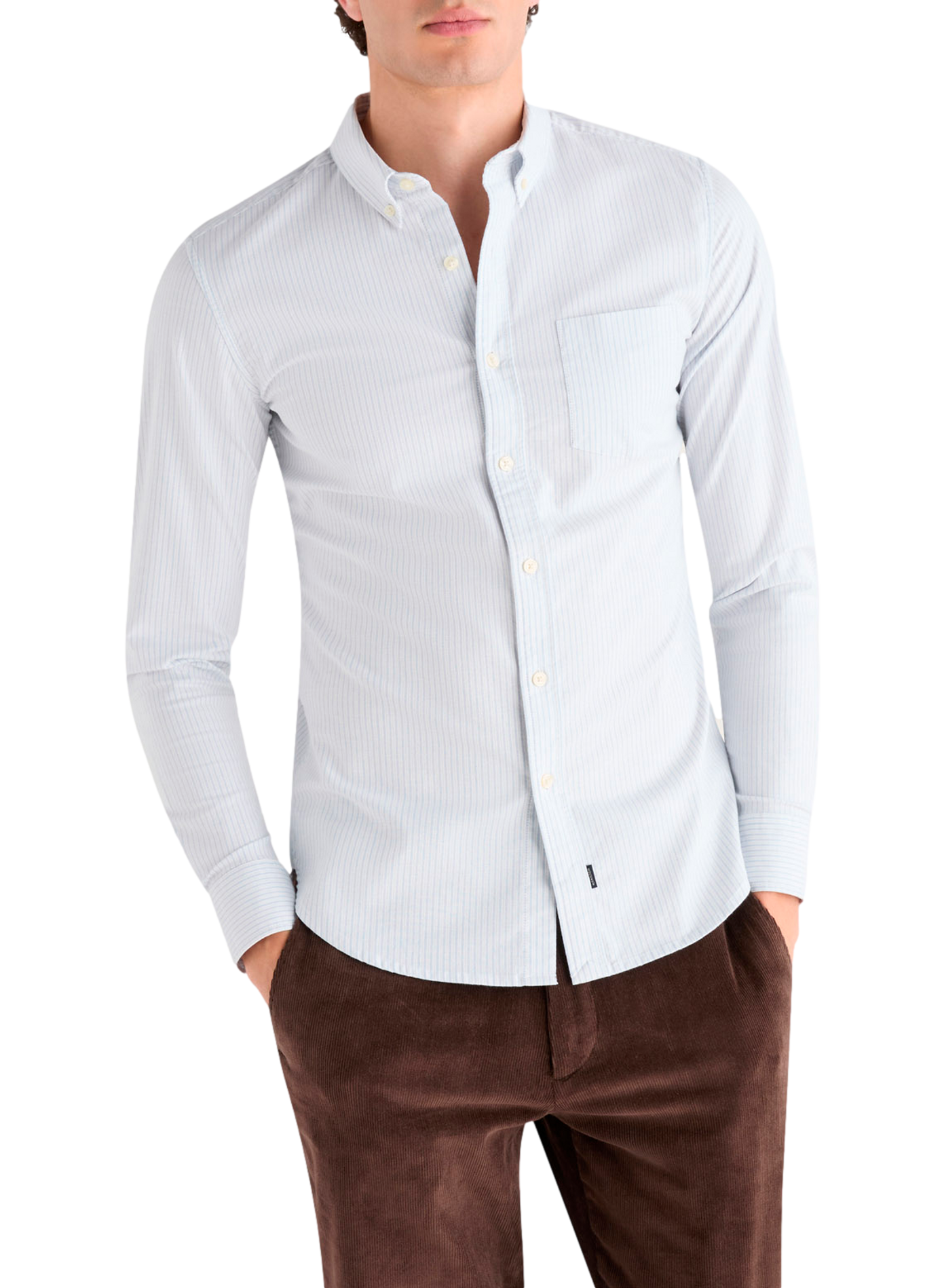 Camisa a rayas de algodón DOCKERS Multicolor