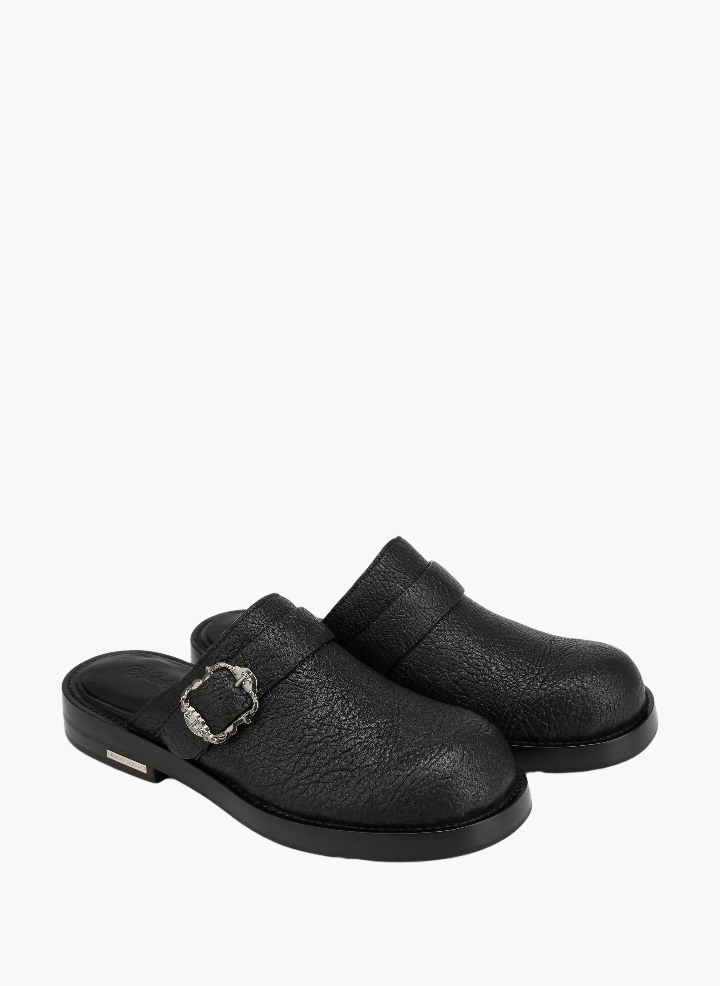 Mules stealth aviator NAKED WOLFE Noir