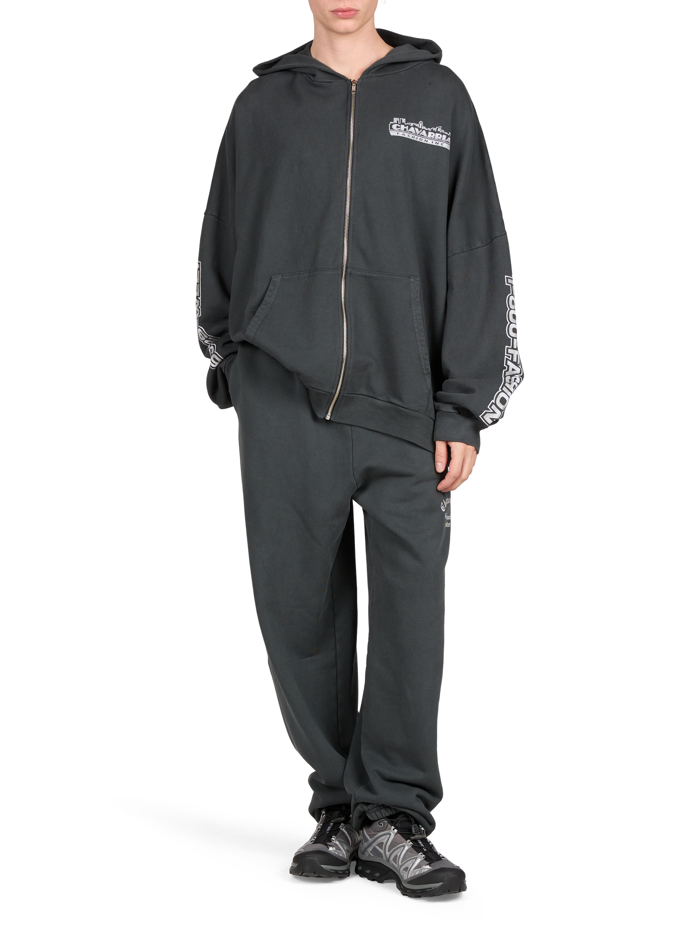Oversized cotton sweatshirt WILLY CHAVARRIA Grey