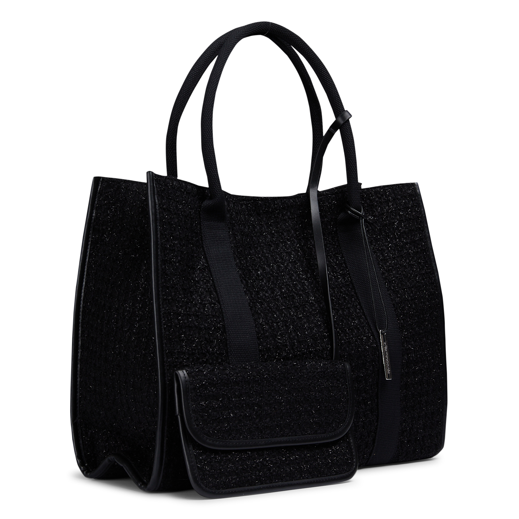 Shopper bag LA FEE MARABOUTEE Zwart