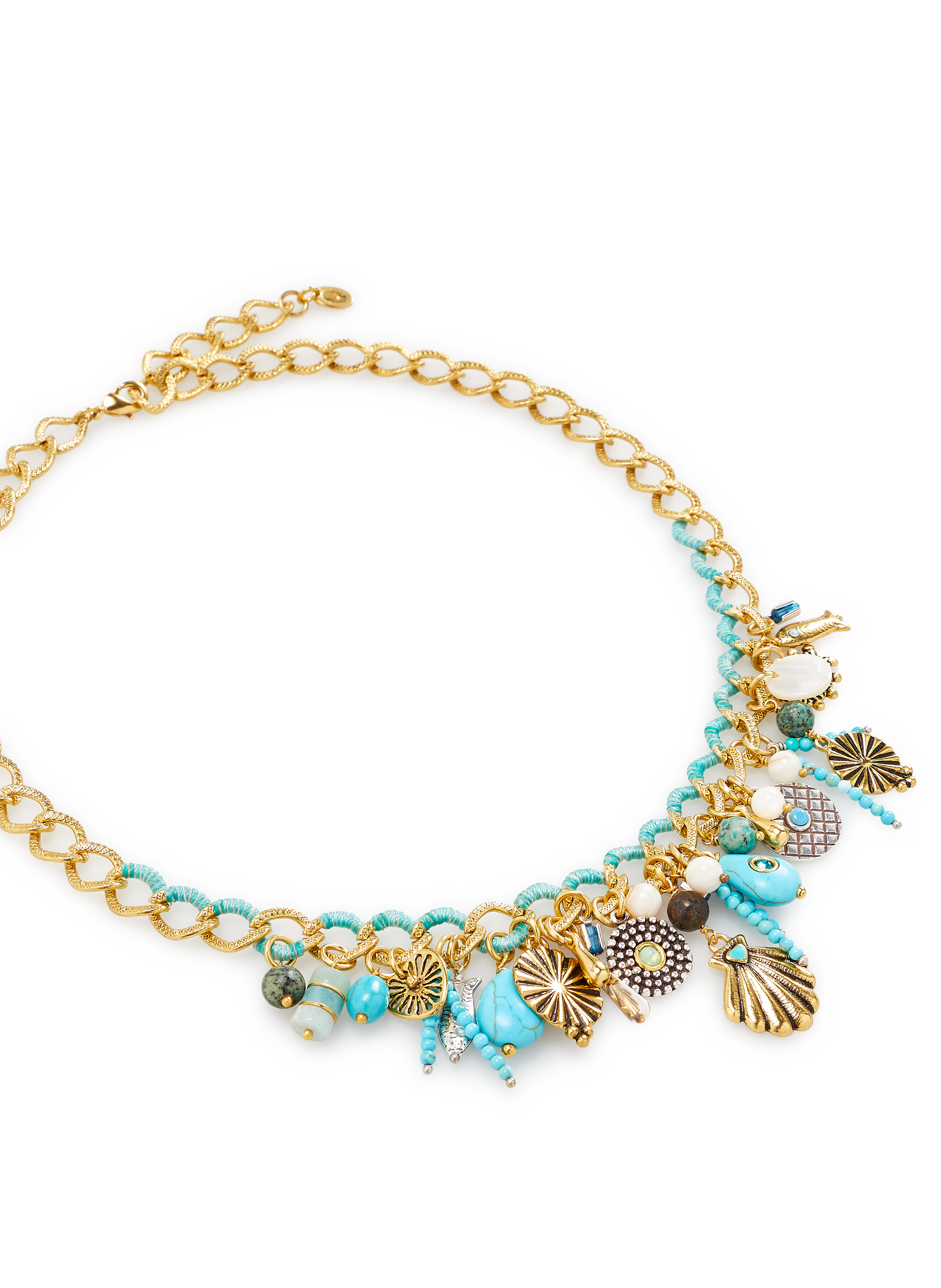 Collier charms coquillage Positano