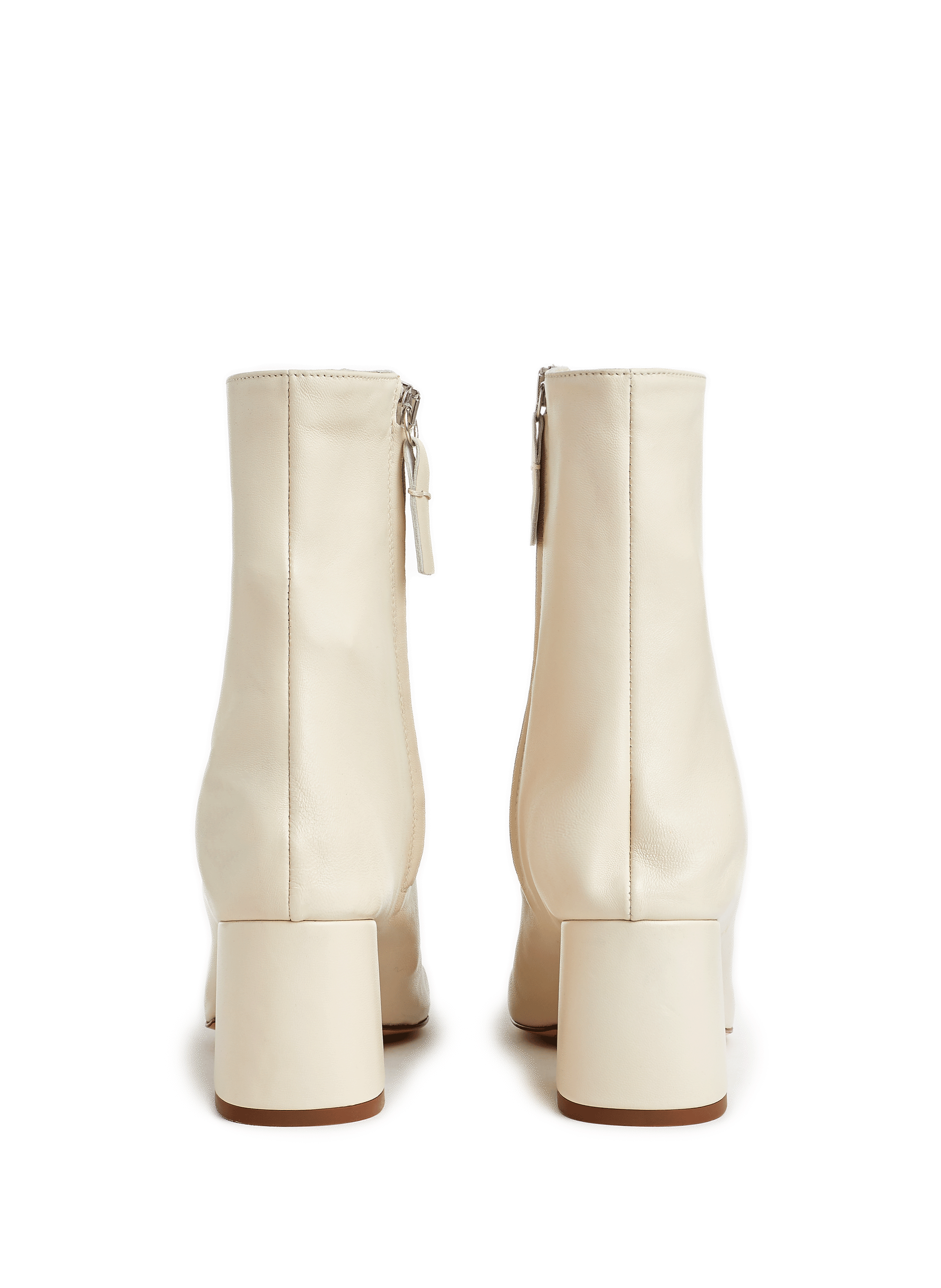 Bottines Tierra en cuir SOULIERS MARTINEZ Beige