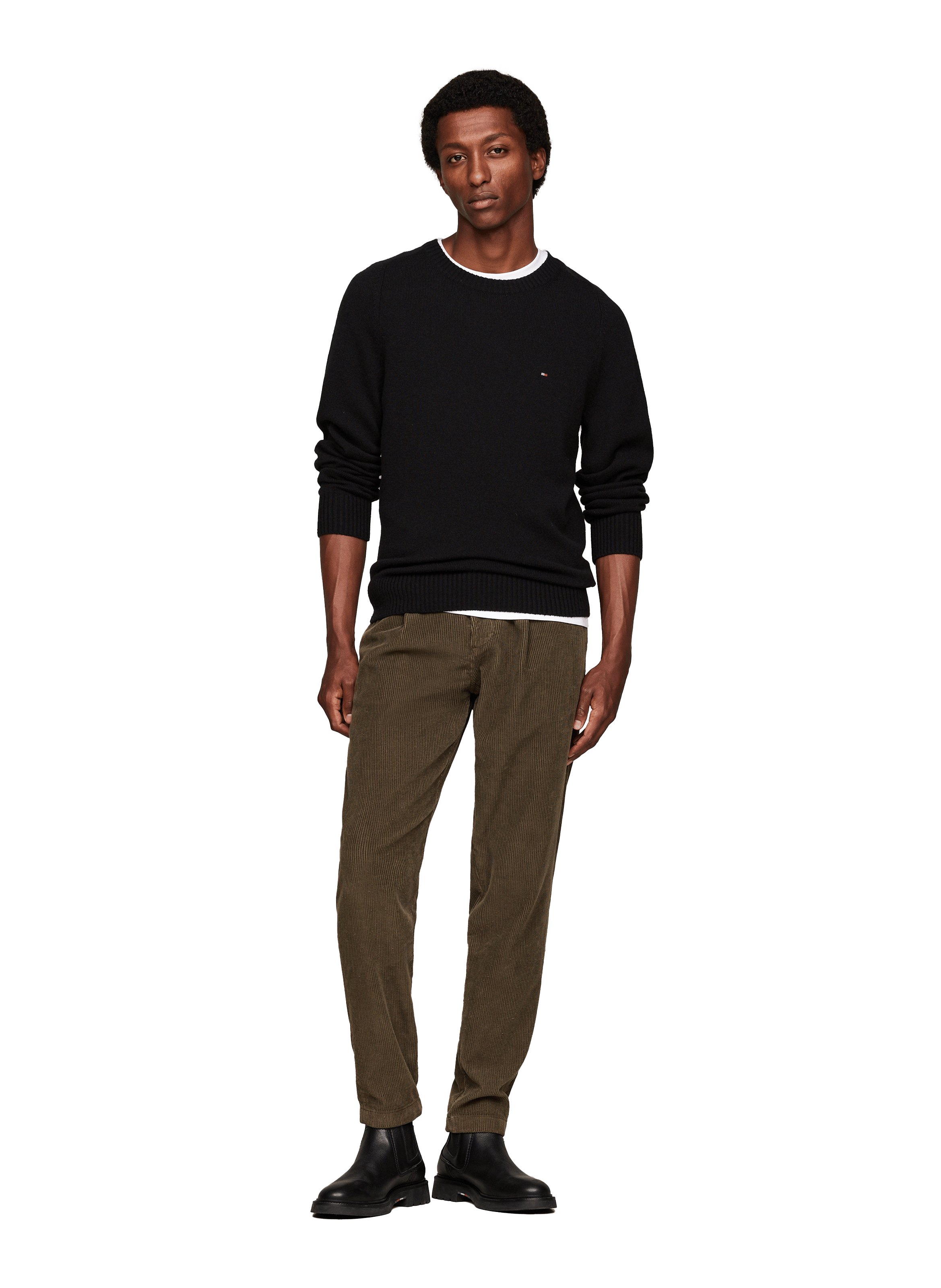 Crew-neck jumper TOMMY HILFIGER Black