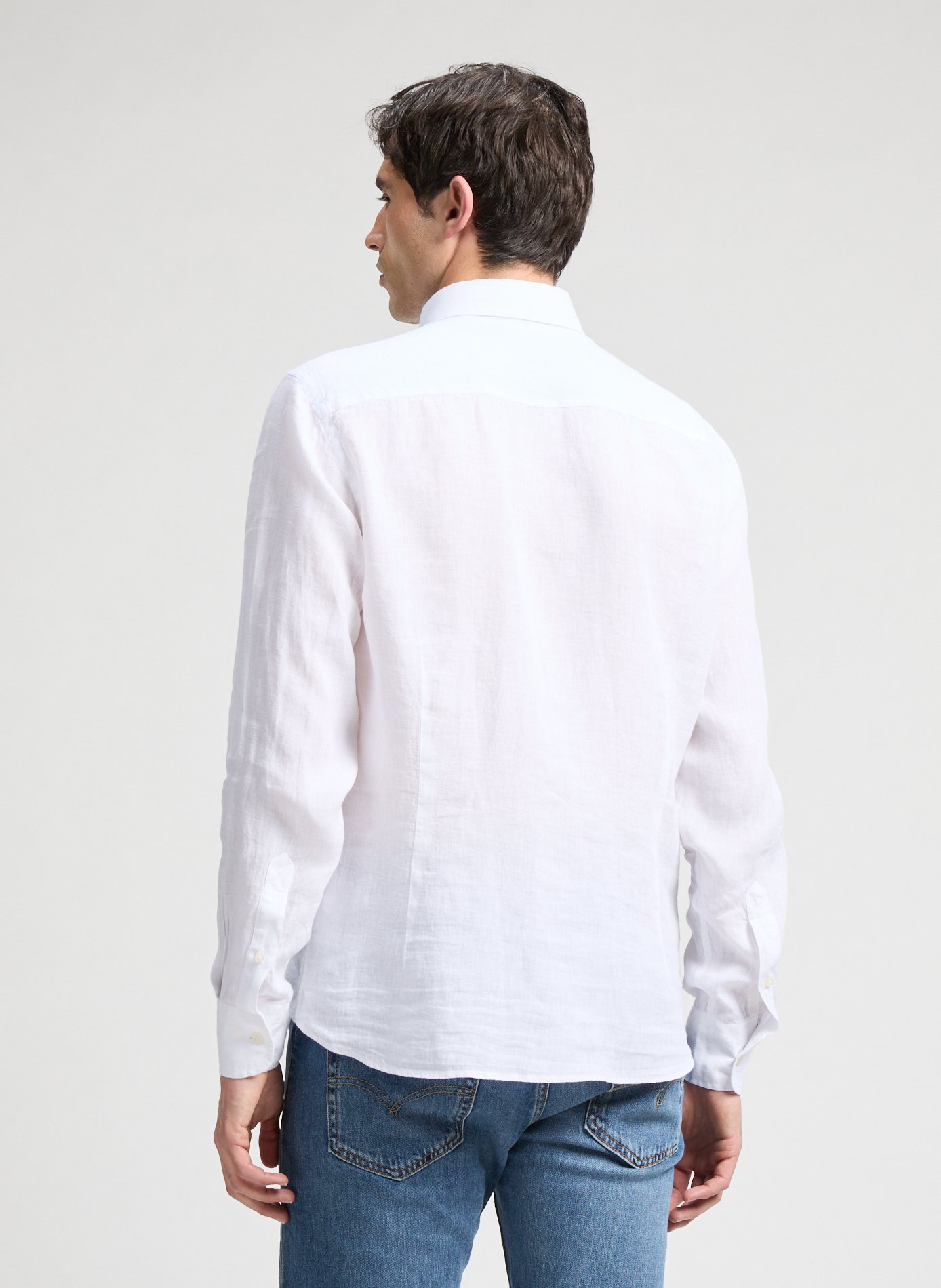 Leinenhemd HACKETT Weiss
