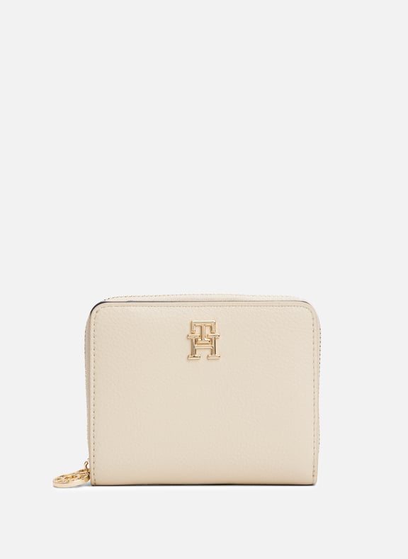 Portefeuille à logo Beige by TOMMY HILFIGER TOMMY HILFIGER Portefeuille à logo Beige