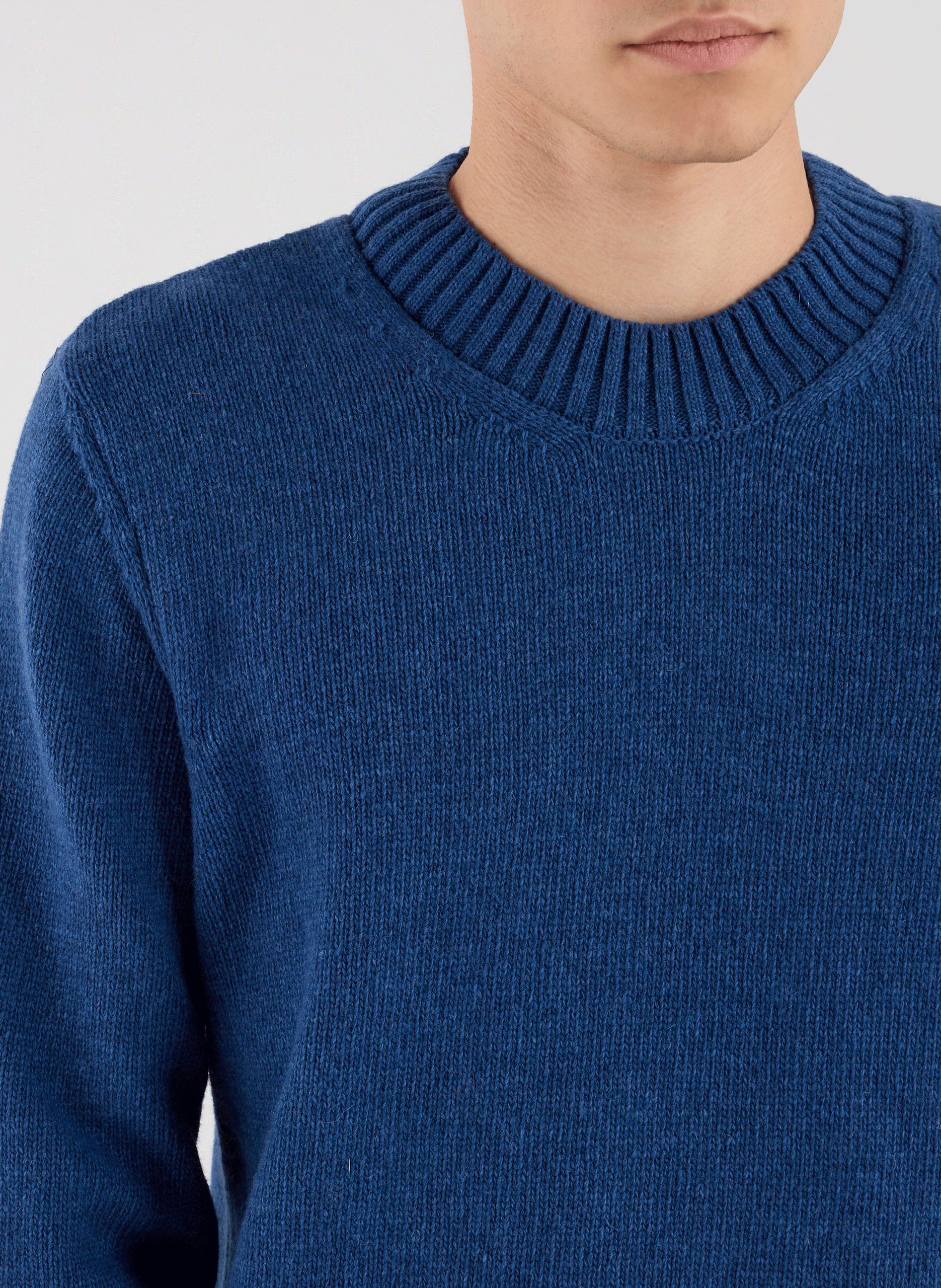 Pull Efil uni  AU PRINTEMPS PARIS Bleu