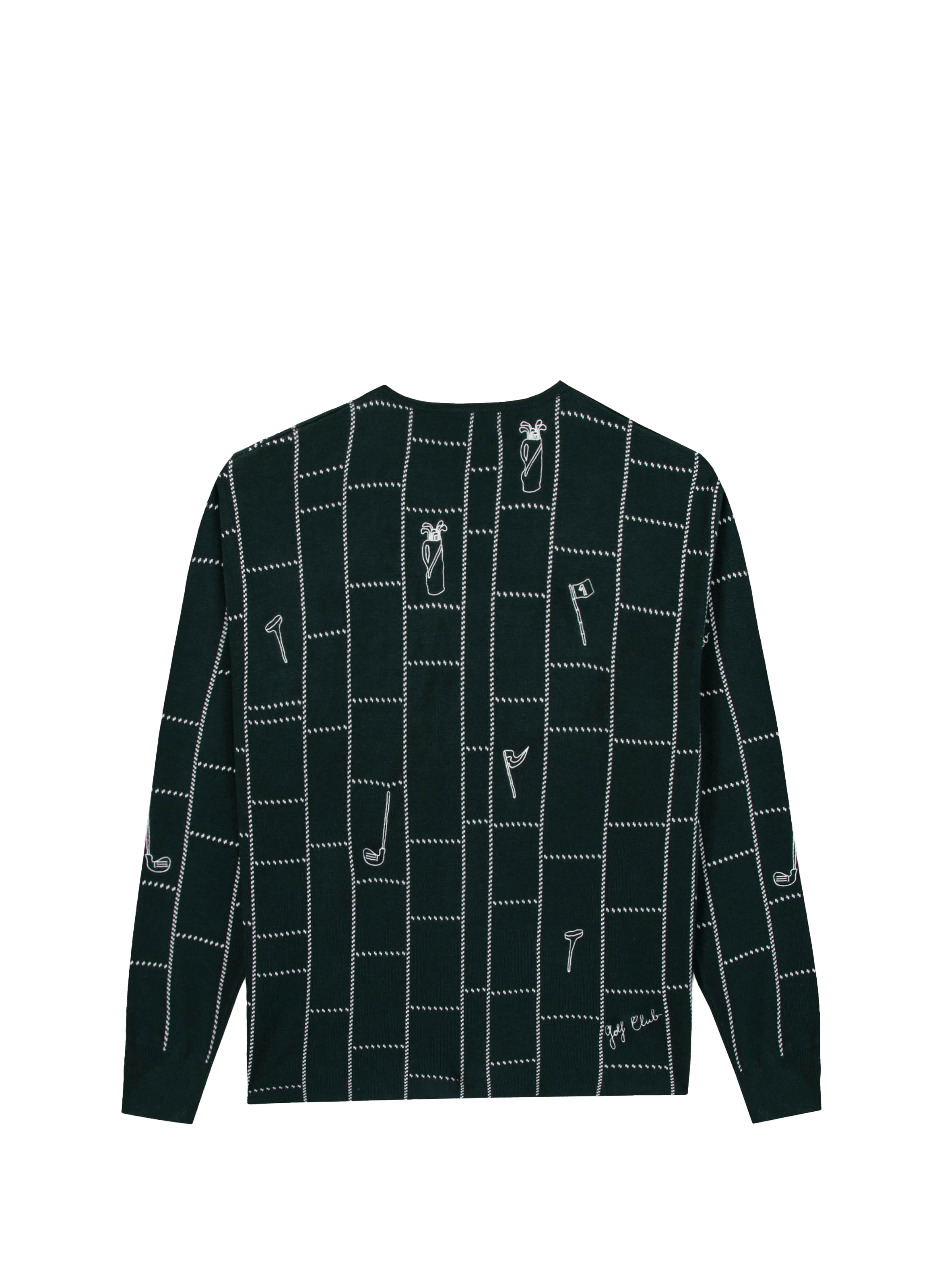 Embroidered cotton cardigan MAISON LABICHE Green