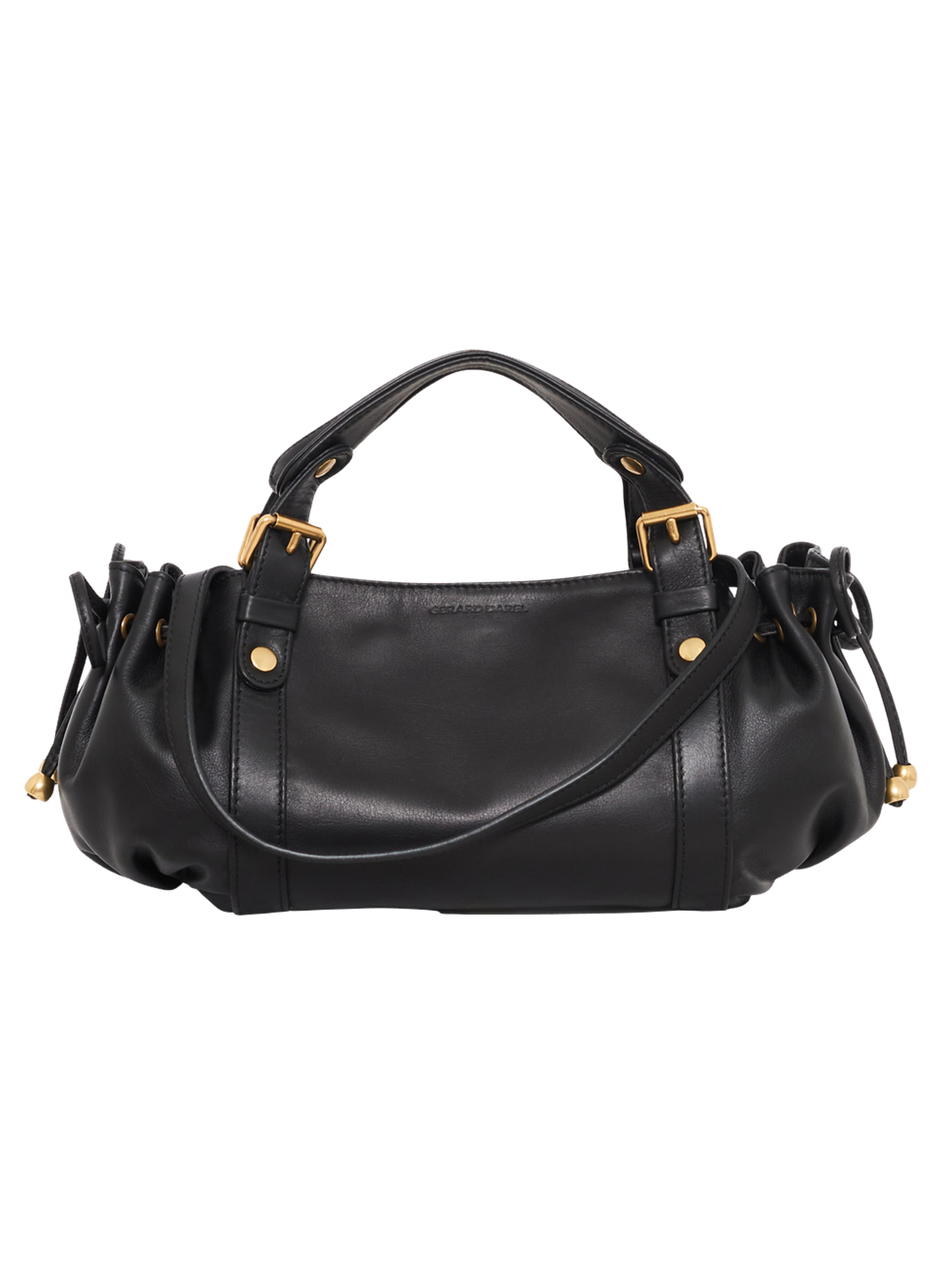 Mini sac à main en cuir – 12h GERARD DAREL Noir