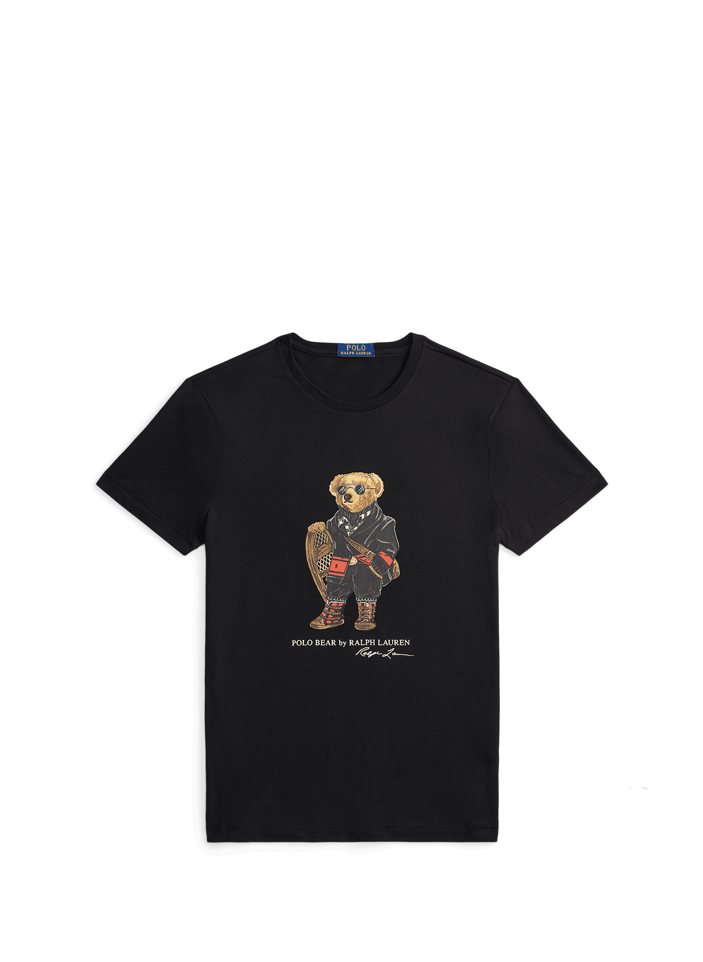 T-shirt col rond en coton POLO RALPH LAUREN Noir