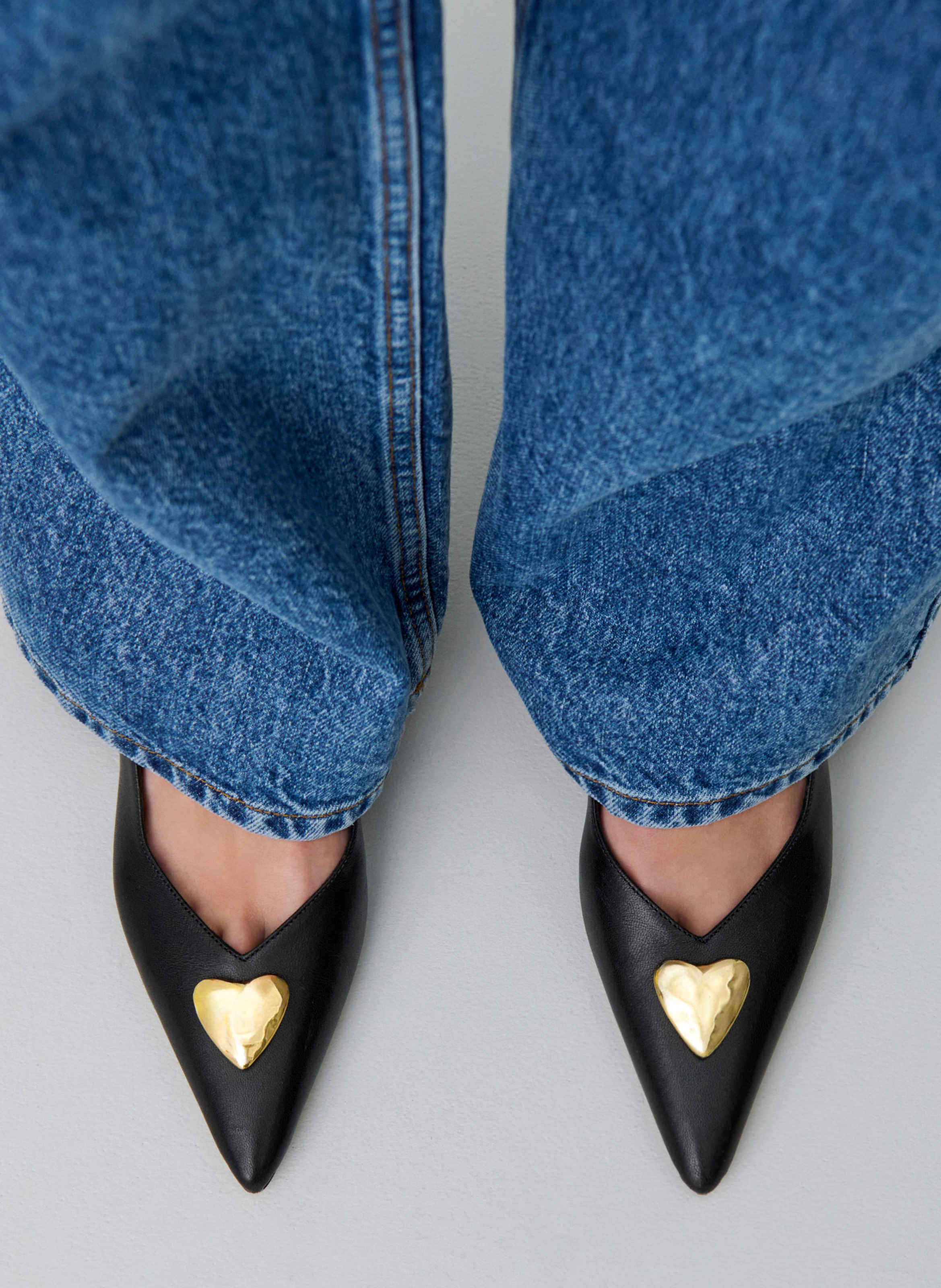 Escarpins en cuir CLAUDIE PIERLOT Noir