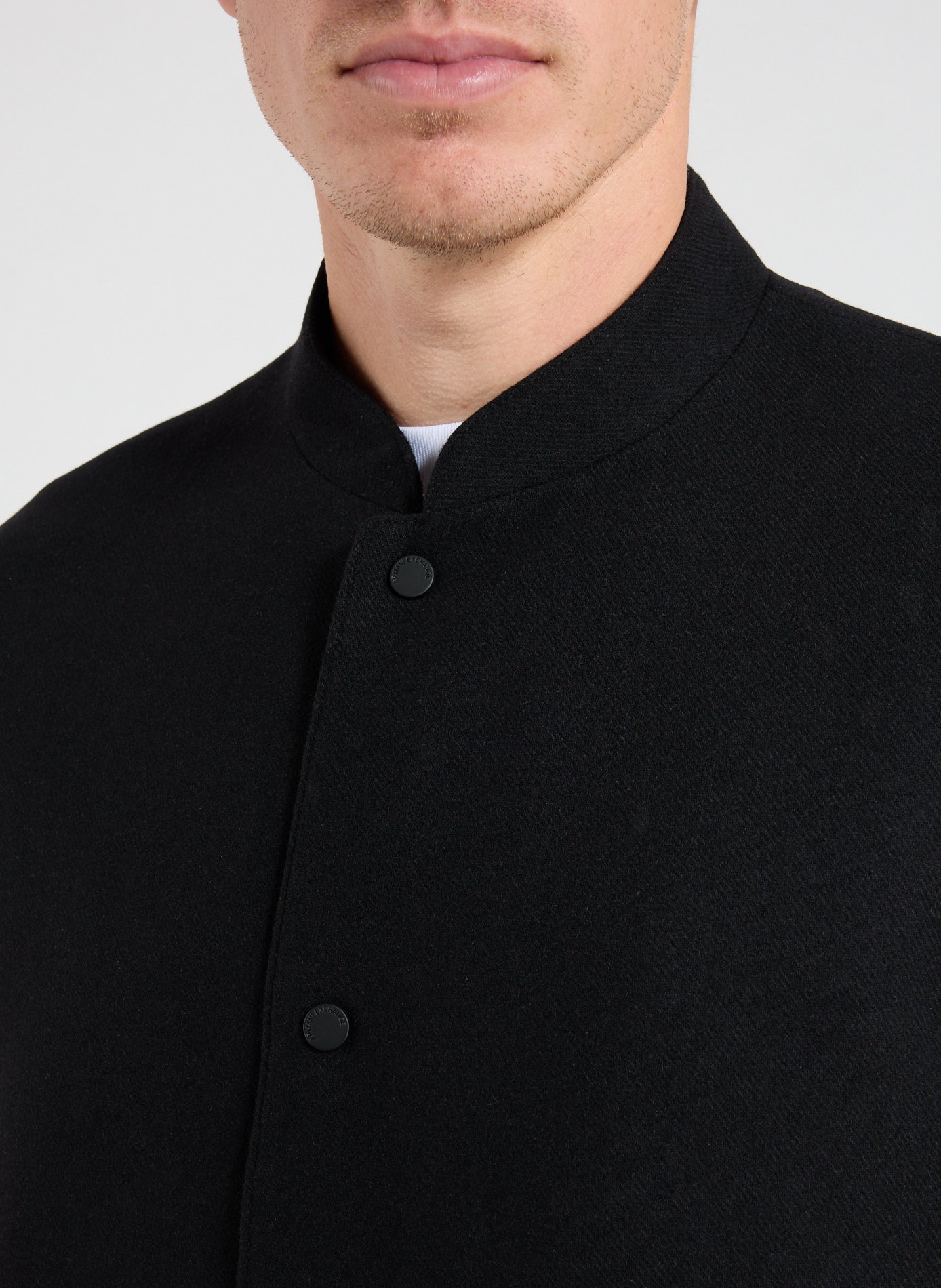 Veste légère en laine mélangée ARMANI EXCHANGE Noir