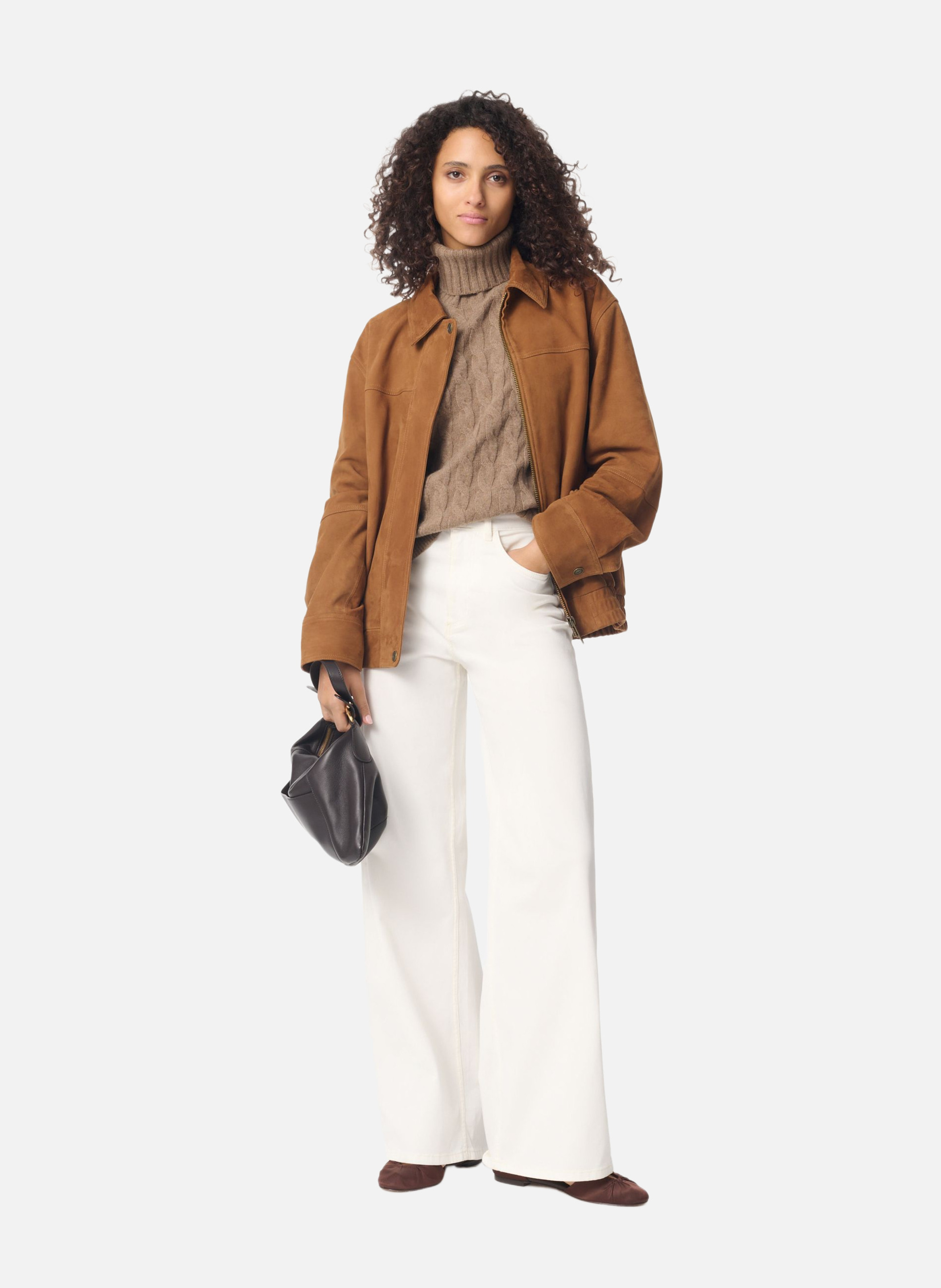 Blouson gand VANESSA BRUNO Marron