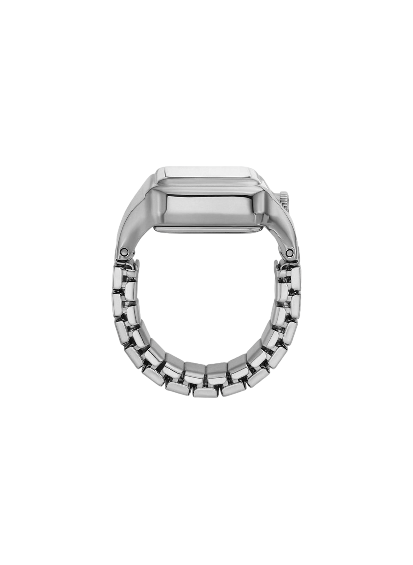 Montre bague quartz en acier inoxydable FOSSIL Argent