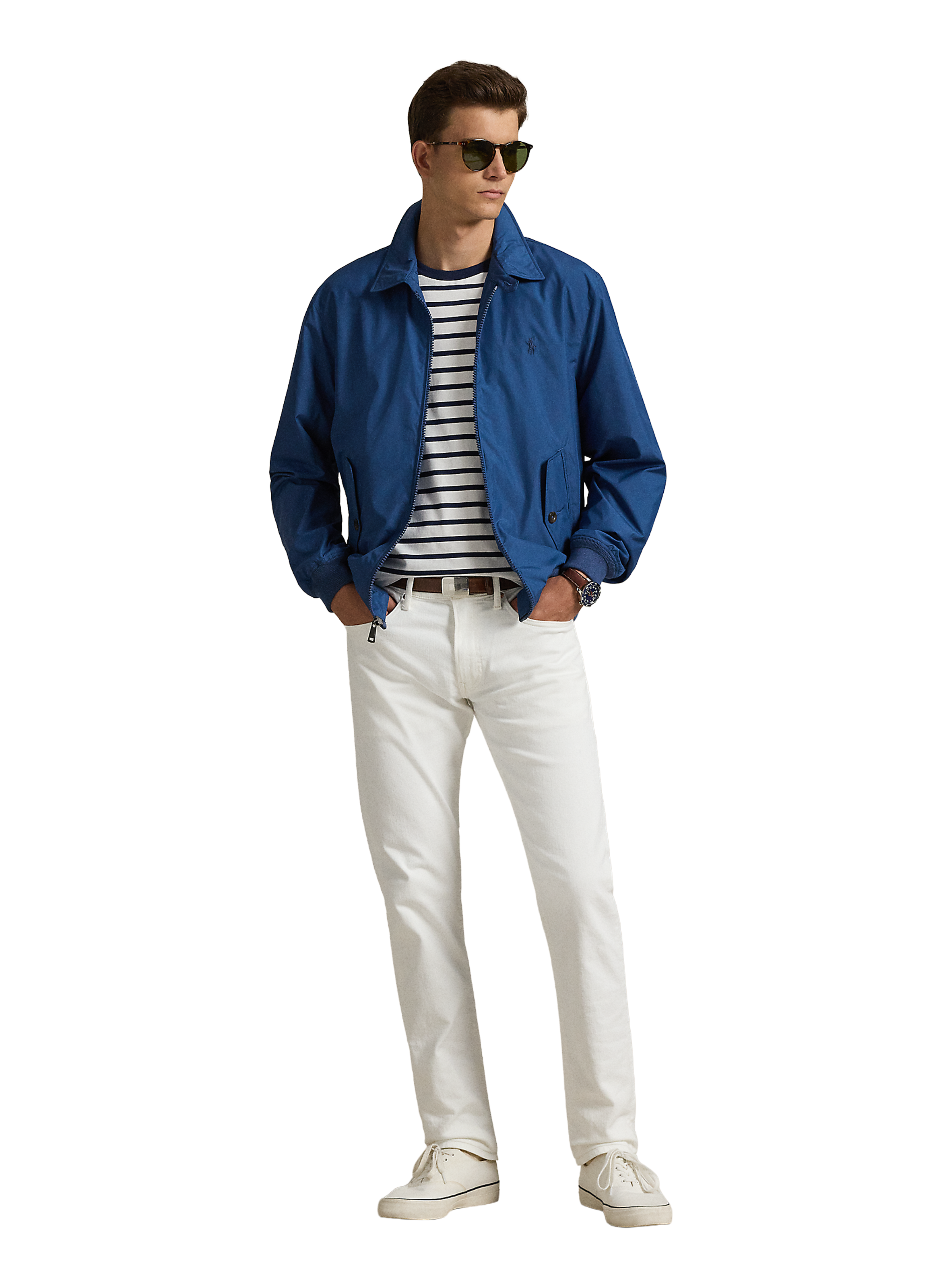 Veste col classique avec logo  POLO RALPH LAUREN Bleu