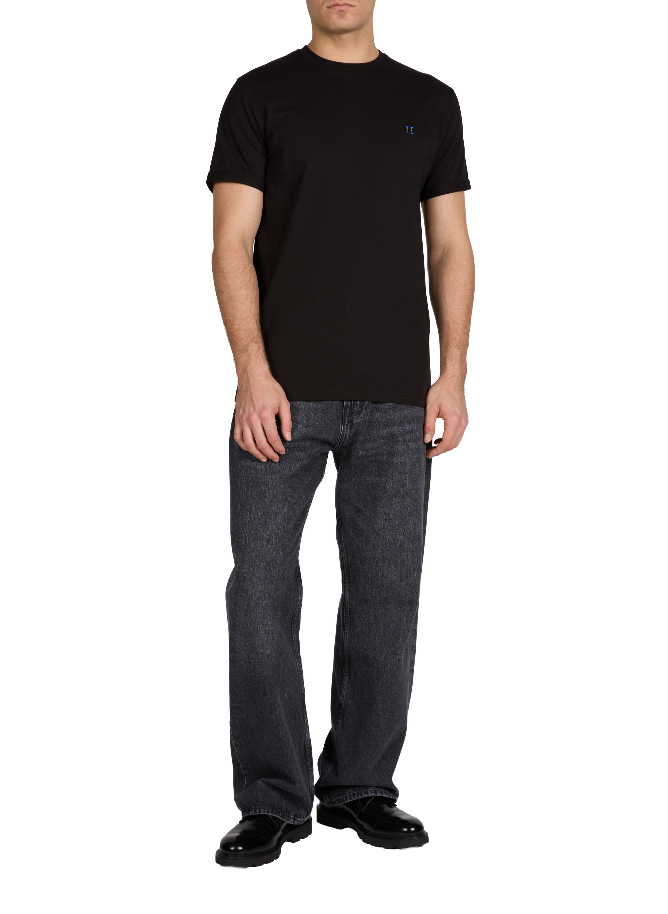 Jean droit en coton OUR LEGACY Noir