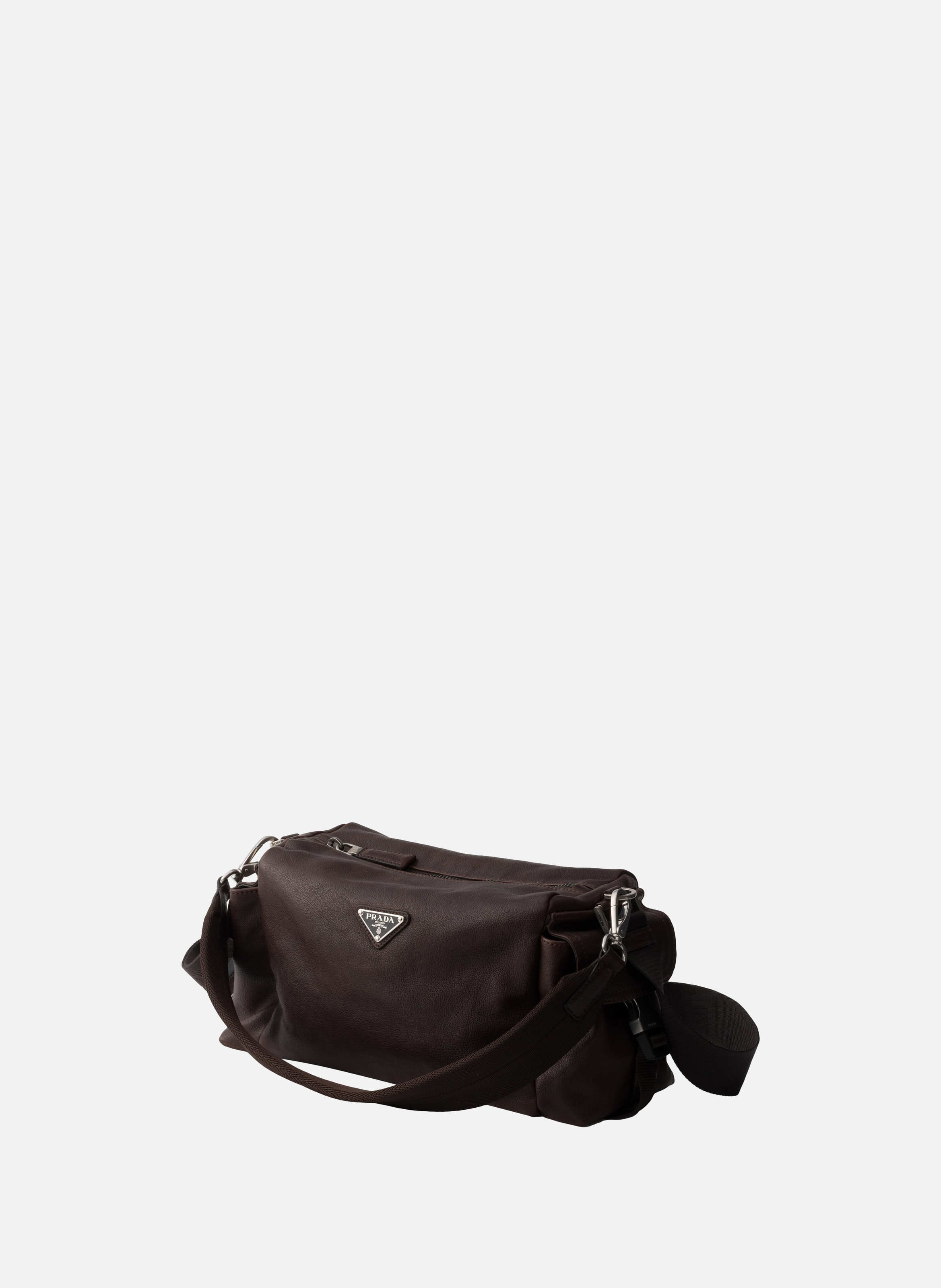 Sac en cuir prada explore PRADA Marron