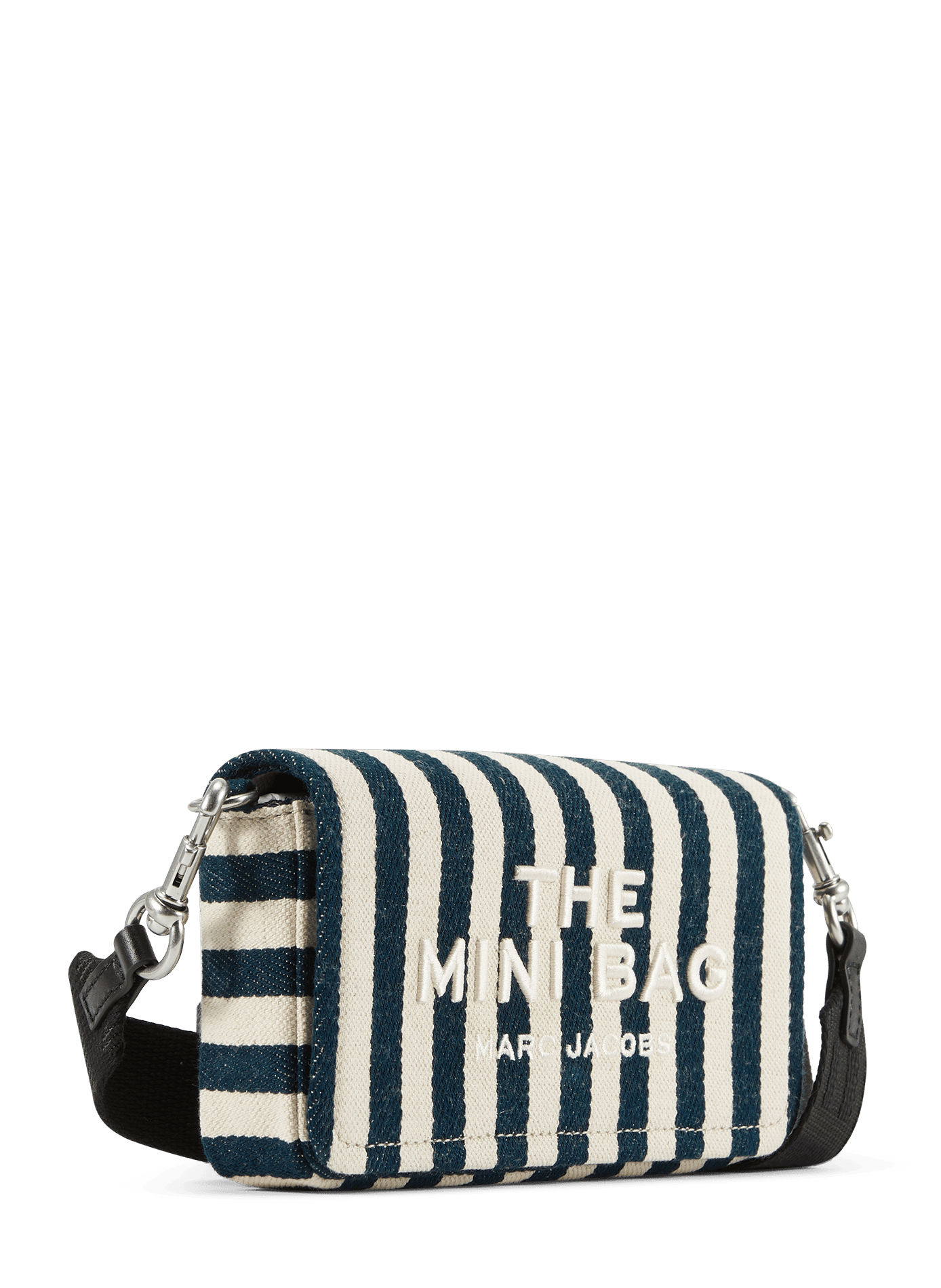 Borsa a tracolla a righe MARC JACOBS Blu