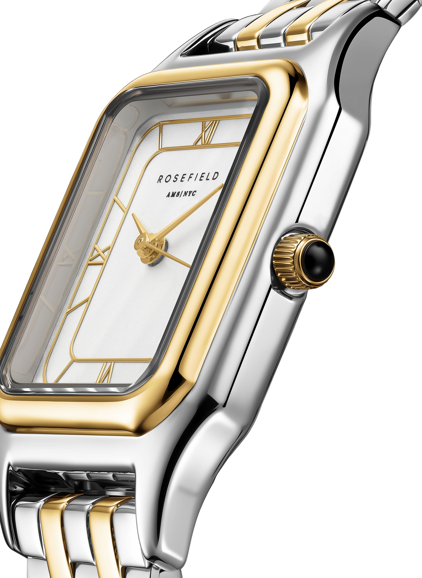 Montre analogique Ivy en acier inoxydable ROSEFIELD Blanc