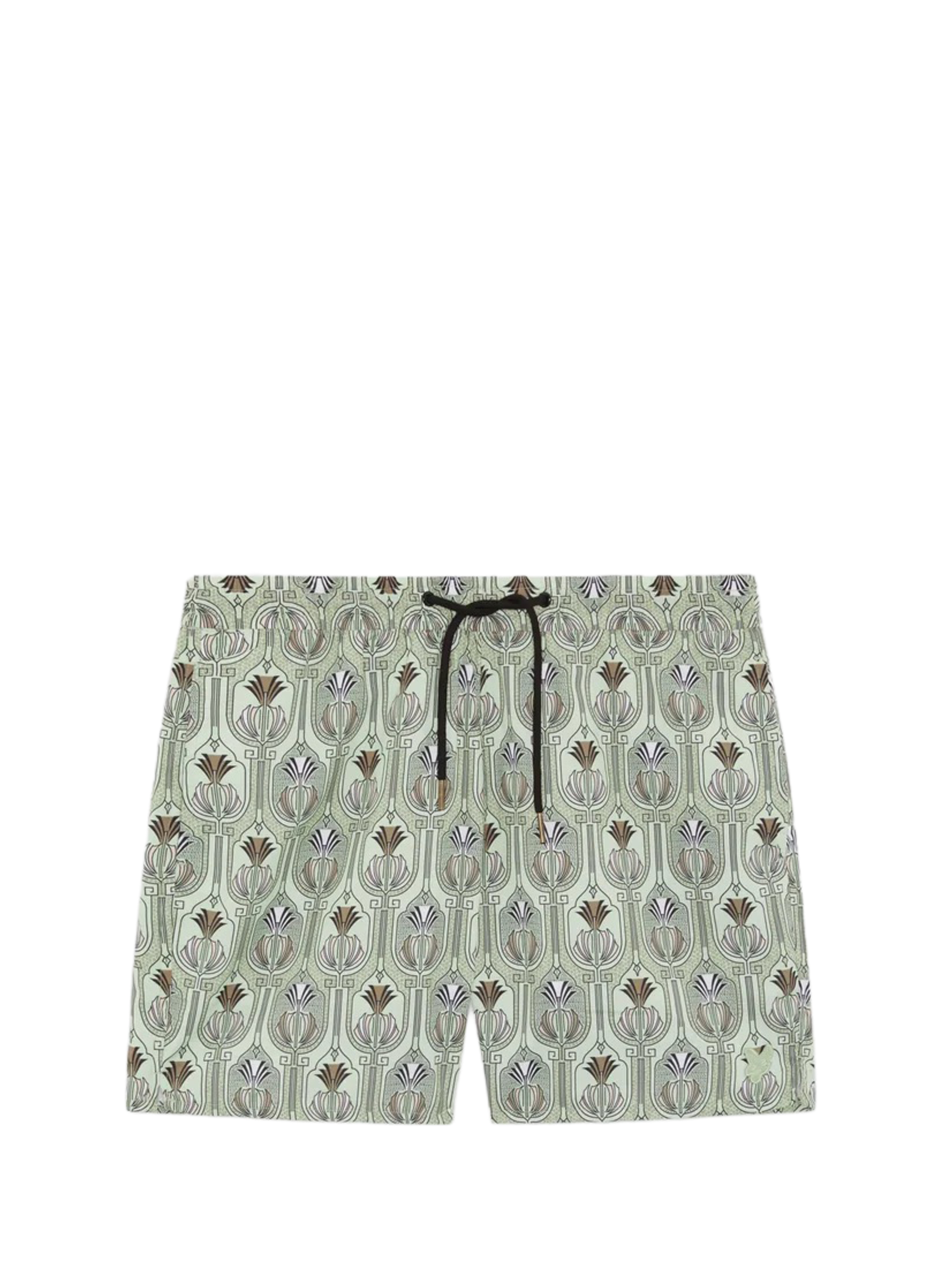 Short de bain à imprimé botanique LYLE & SCOTT Vert