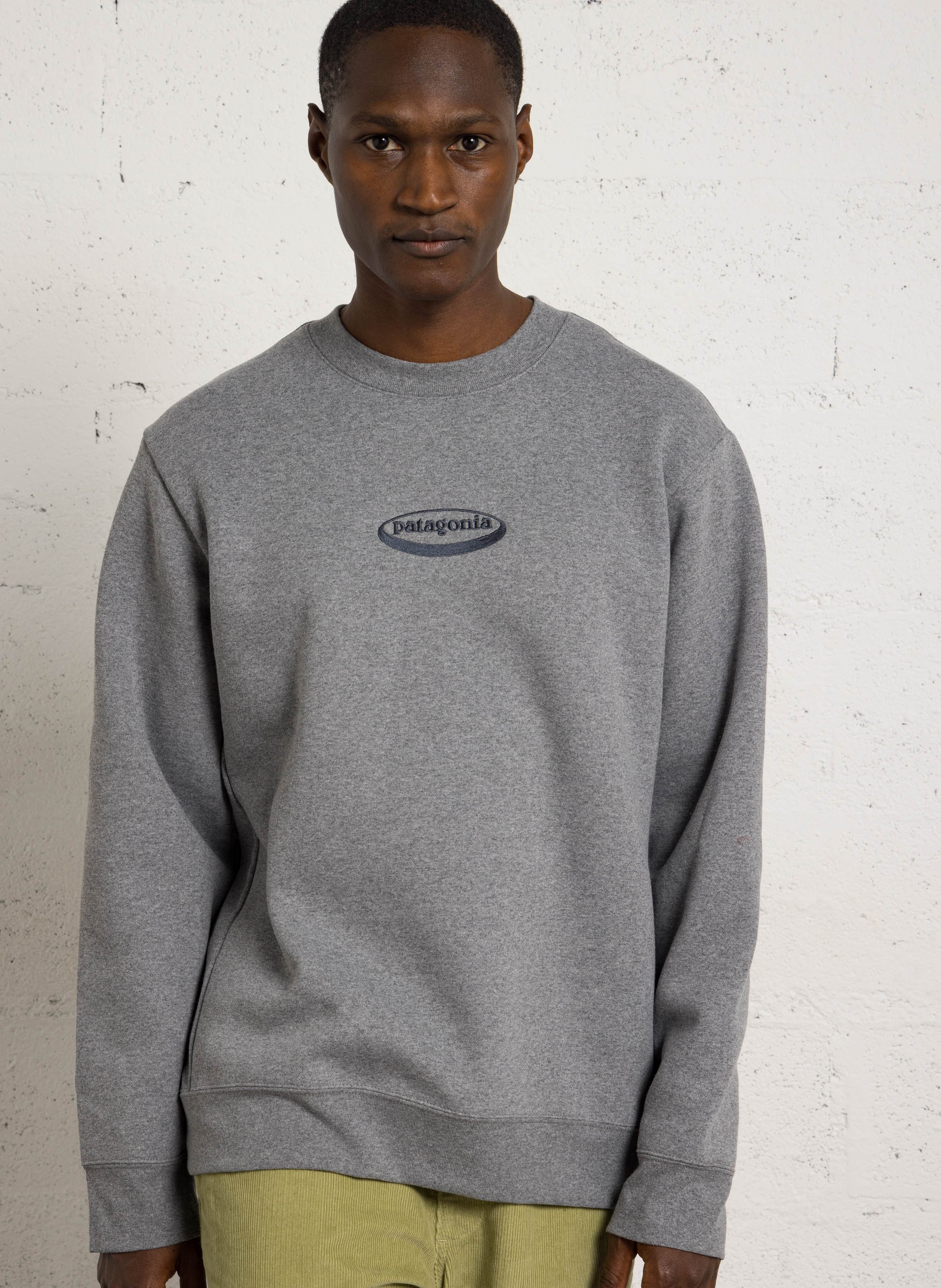 Sweat oversize col rond PATAGONIA Gris