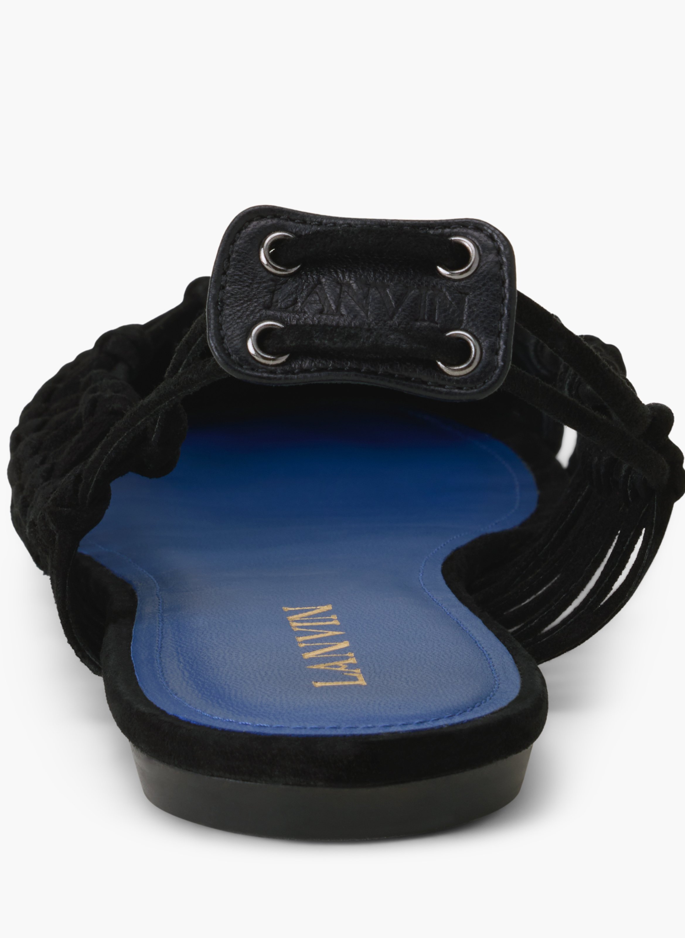 Ballerine slingback knitline en cuir LANVIN Noir