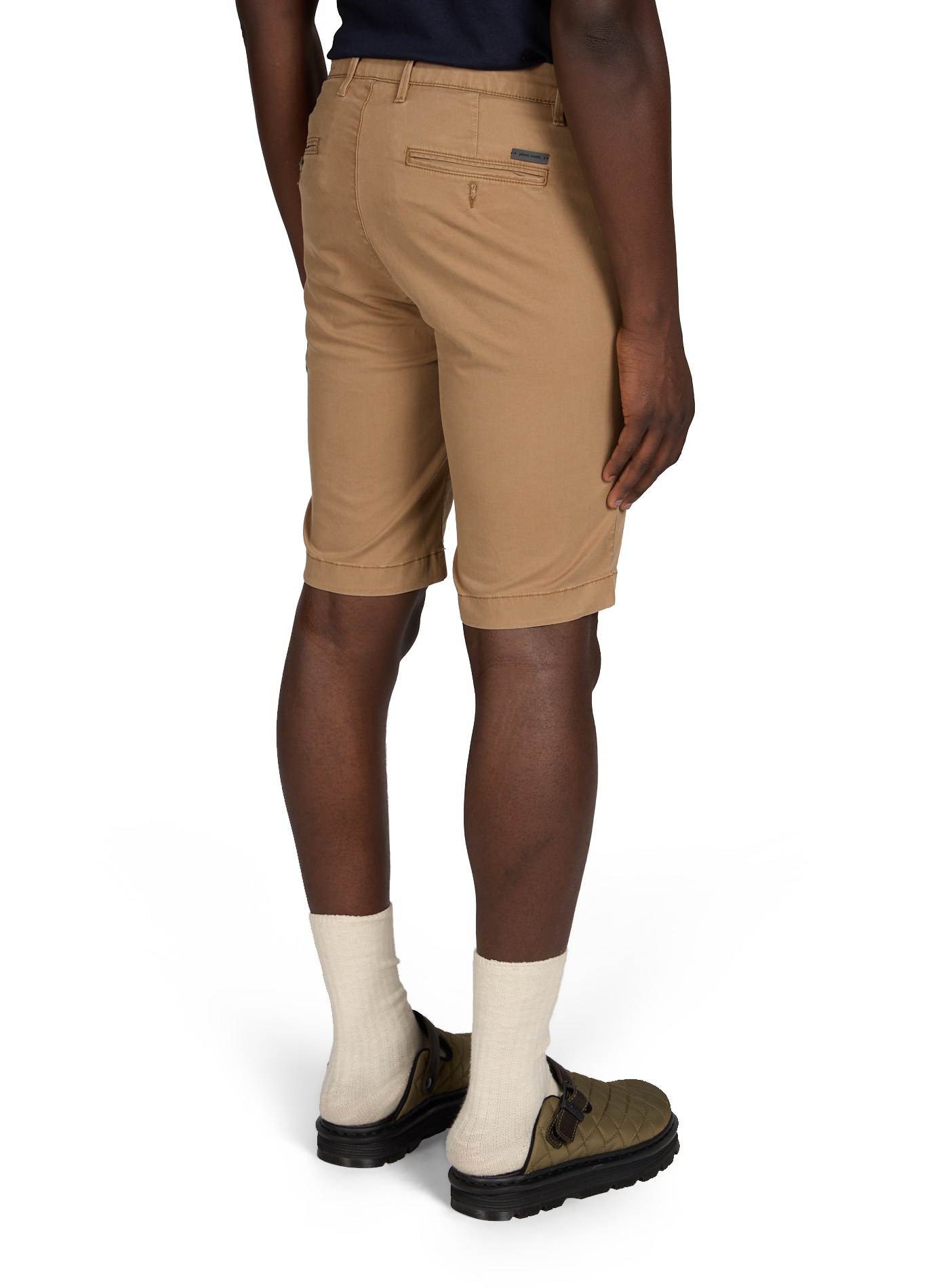 Short regular fit in mixed cotton PIERRE CARDIN Brown