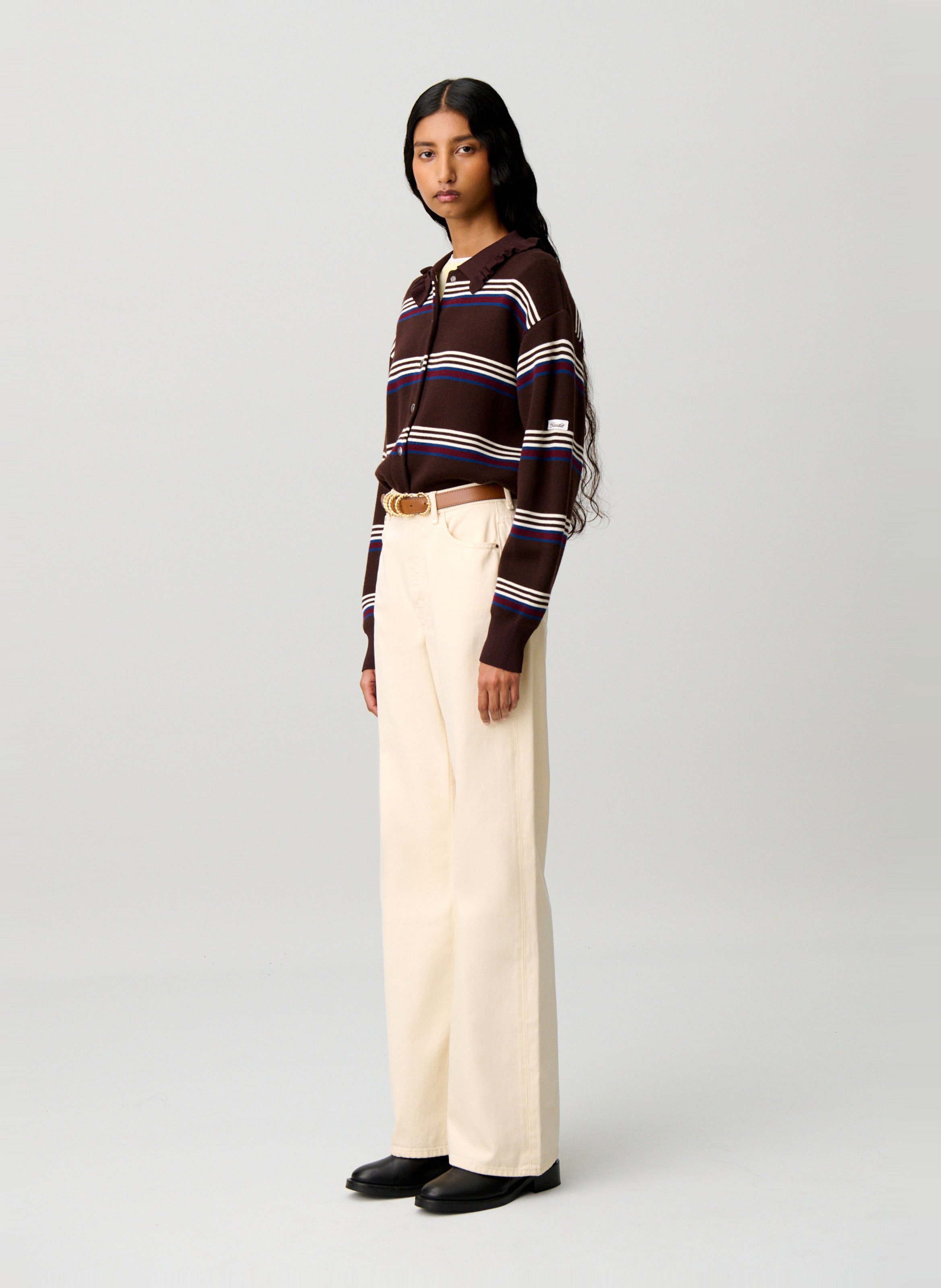 Gilet à rayures CLAUDIE PIERLOT Multicolore