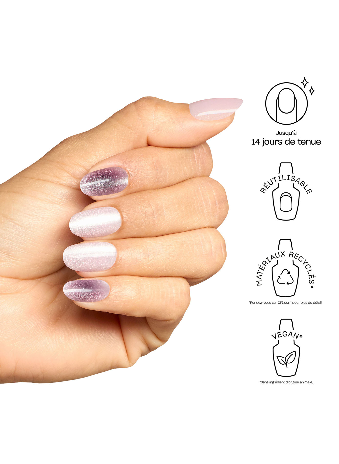 Mi Aura Rosa - xPress/On OPI Rose clair et violet