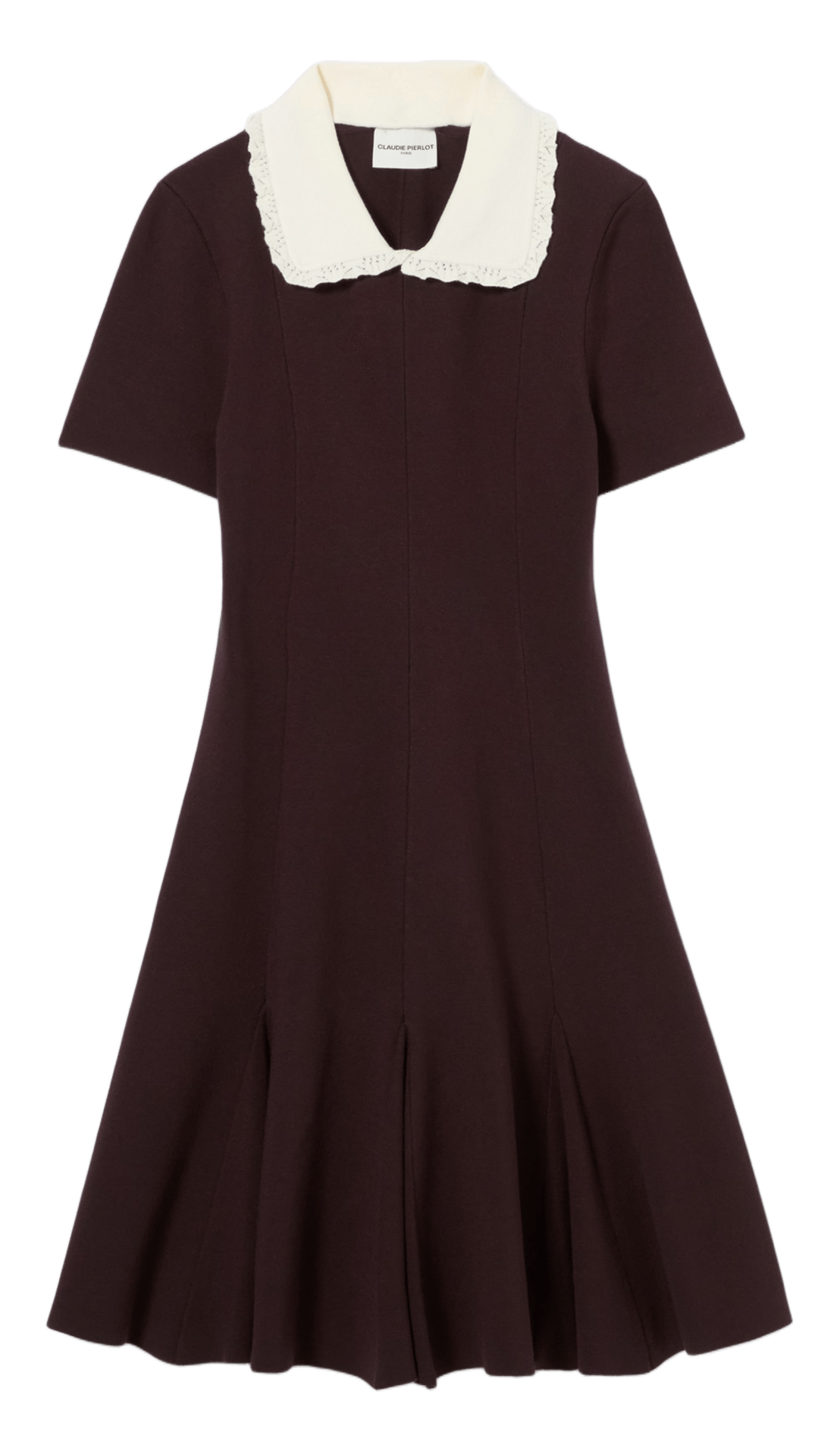 Robe courte évasée col amovible CLAUDIE PIERLOT Multicolore