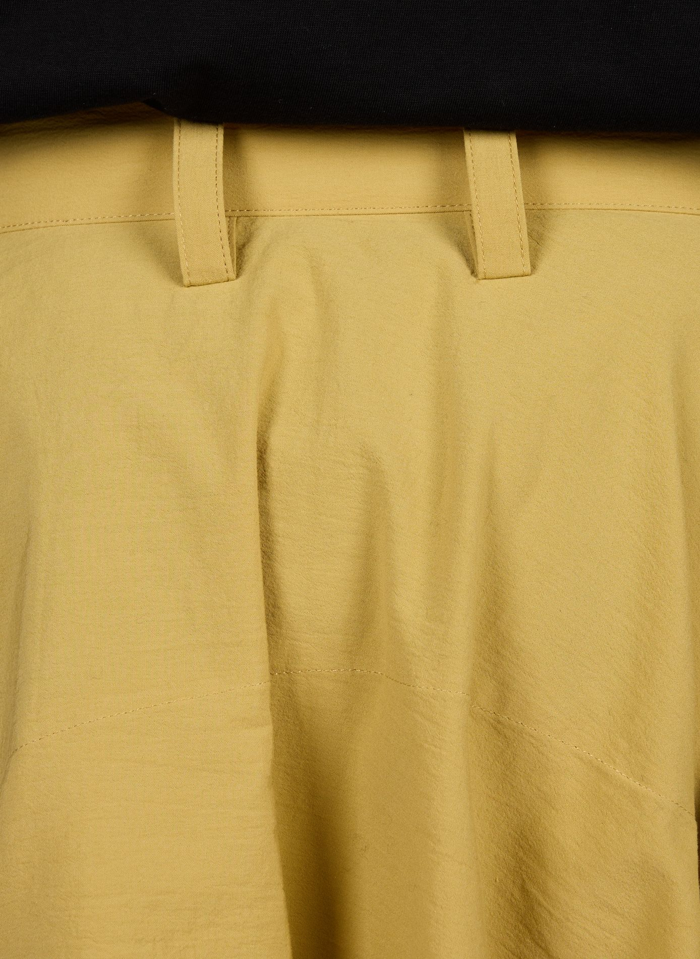 Wide-leg pants with cotton panel ISSEY MIYAKE Beige