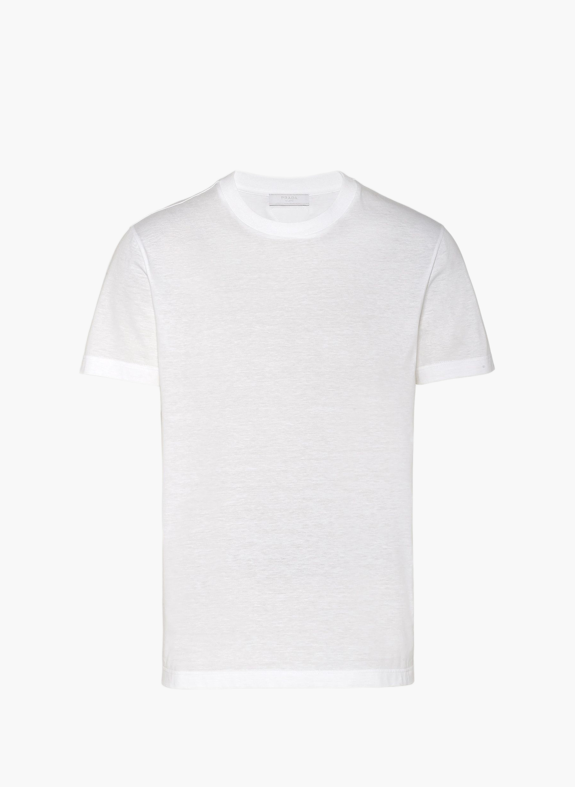 T-shirt en coton - lot de 3 PRADA Blanc