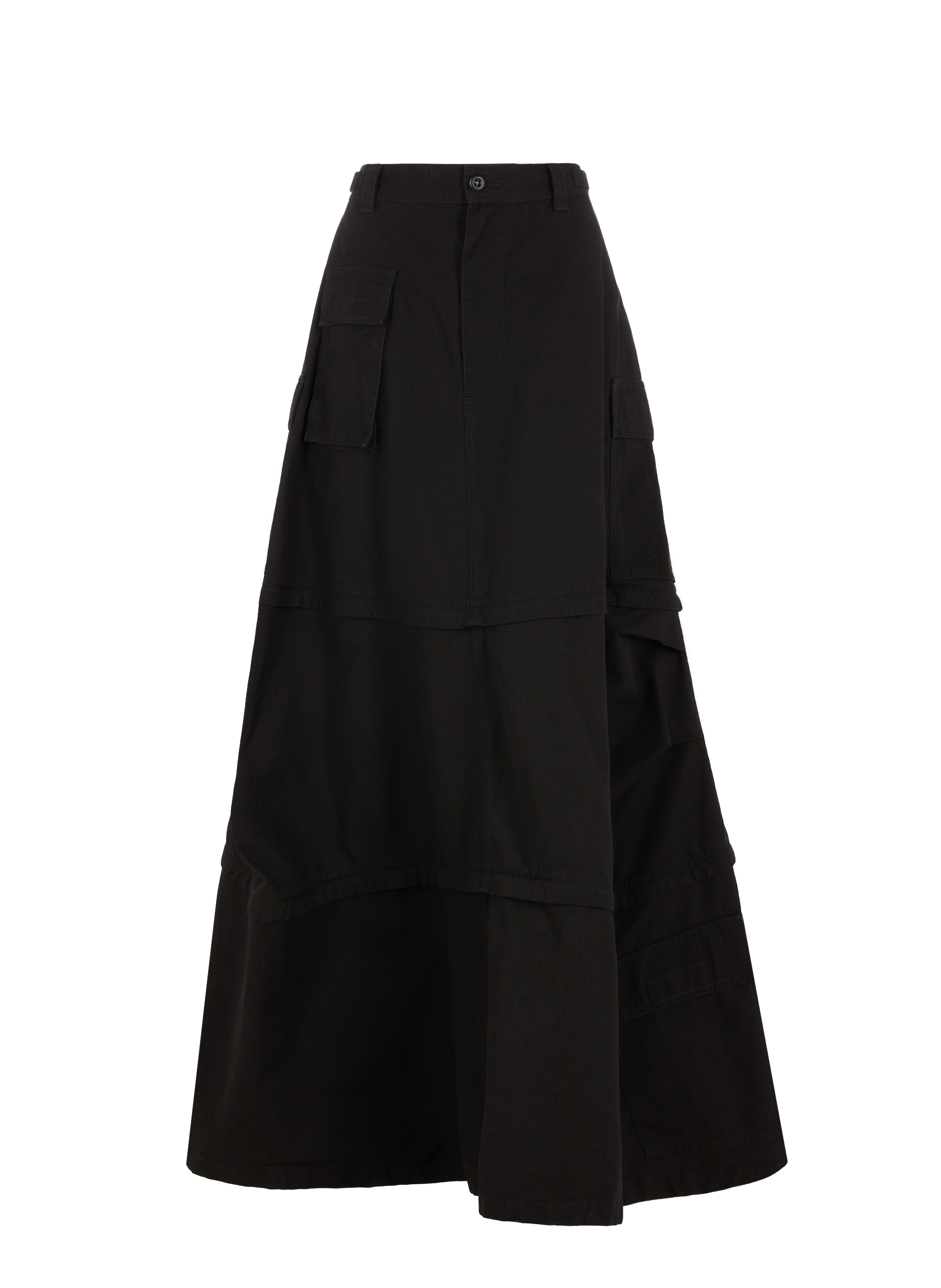 Jupe longue Cargo en coton