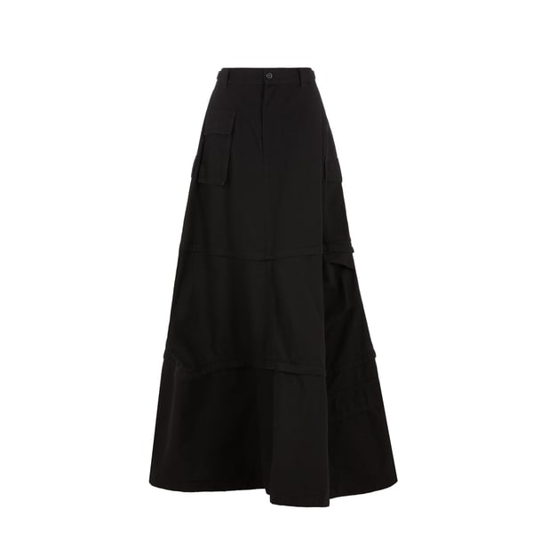 Jupe longue Cargo en coton