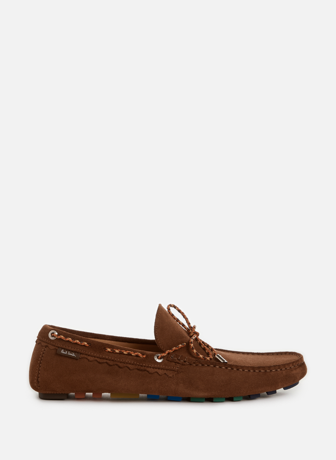 Suede leather boat shoes PAUL SMITH