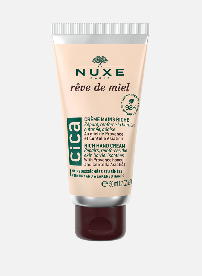 CICA cream for dry, damaged hands Rêve de Miel® NUXE