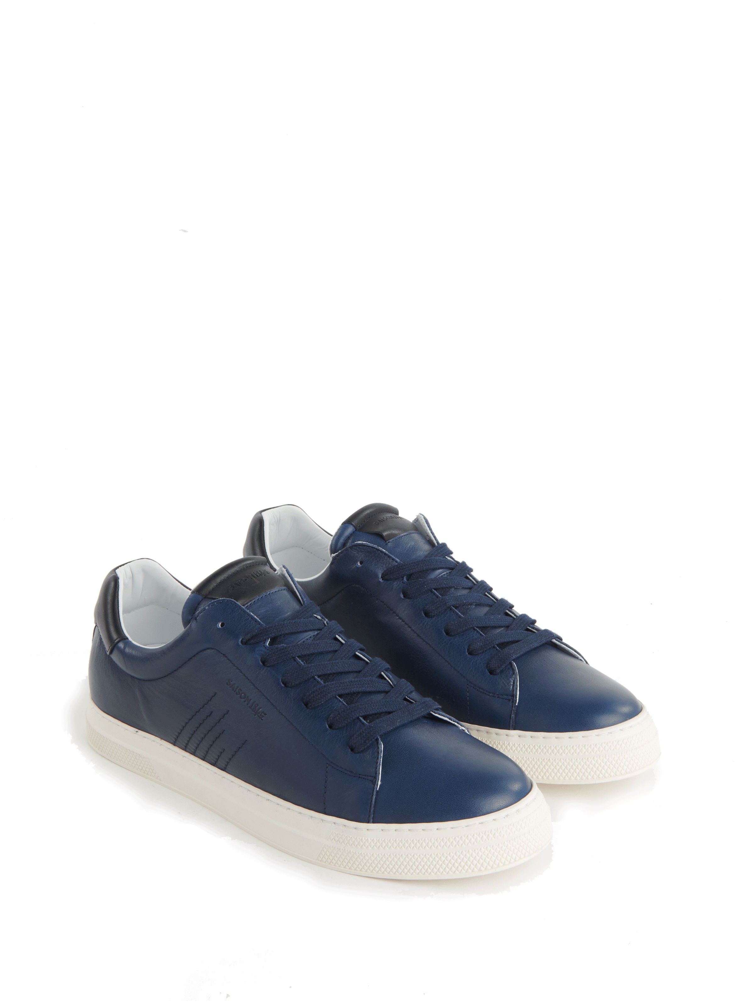 Baskets Carly en cuir SAISON 1865 Bleu
