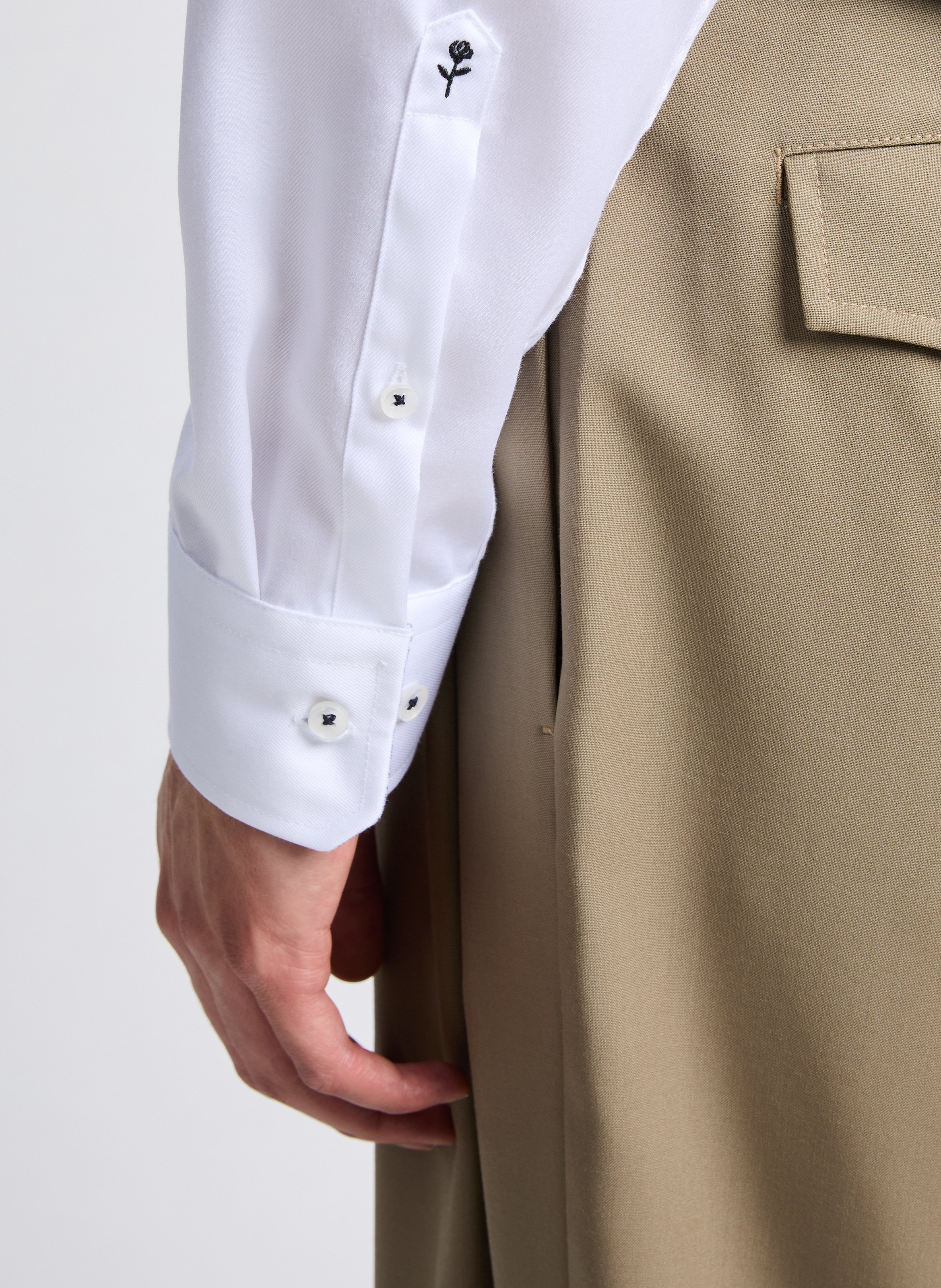 Linen shirt SEIDENSTICKER White