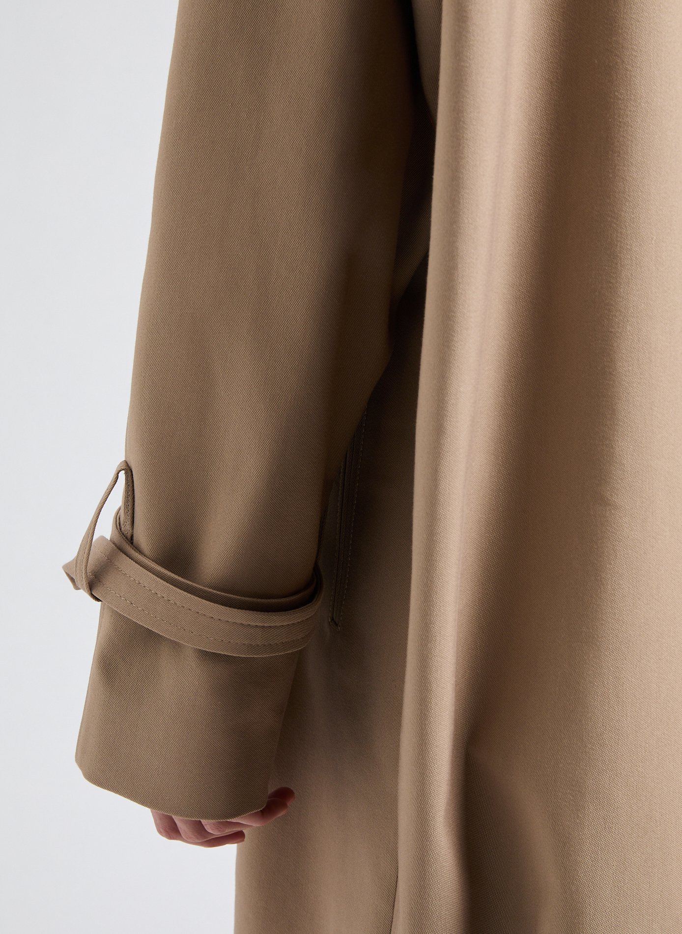 Cotton-blend trench coat TOTEME Brown