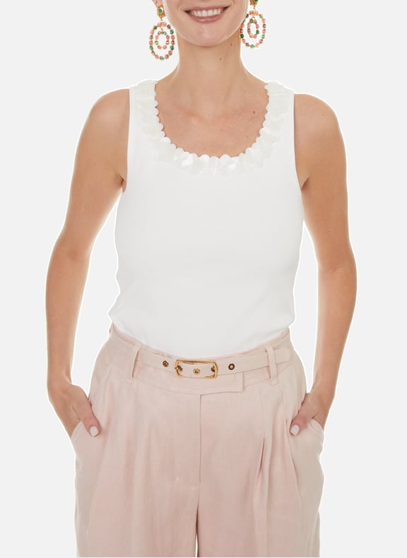 Ribbed top White by ZIMMERMANN ZIMMERMANN Ribbed top White